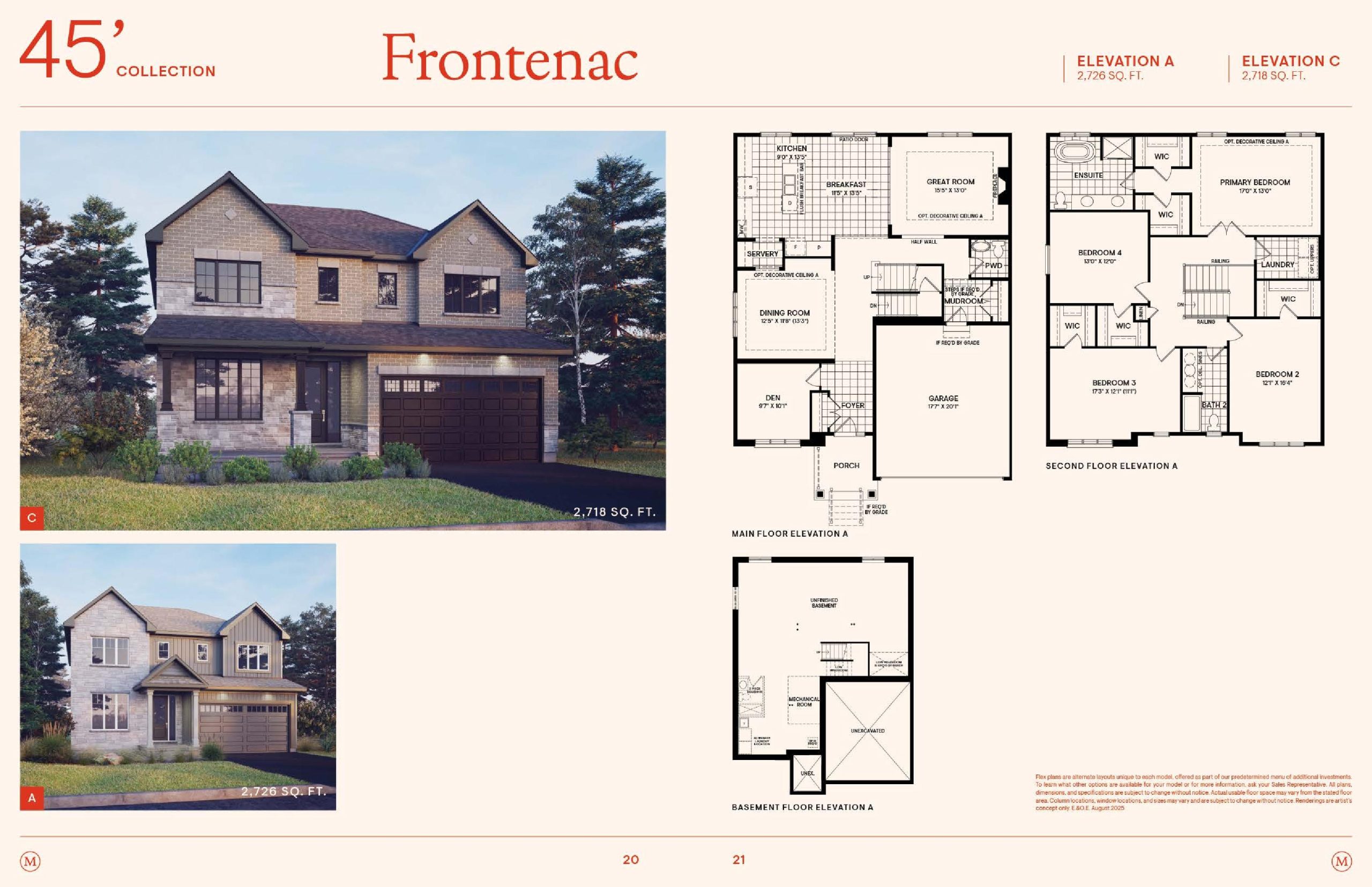Frontenac floor plan