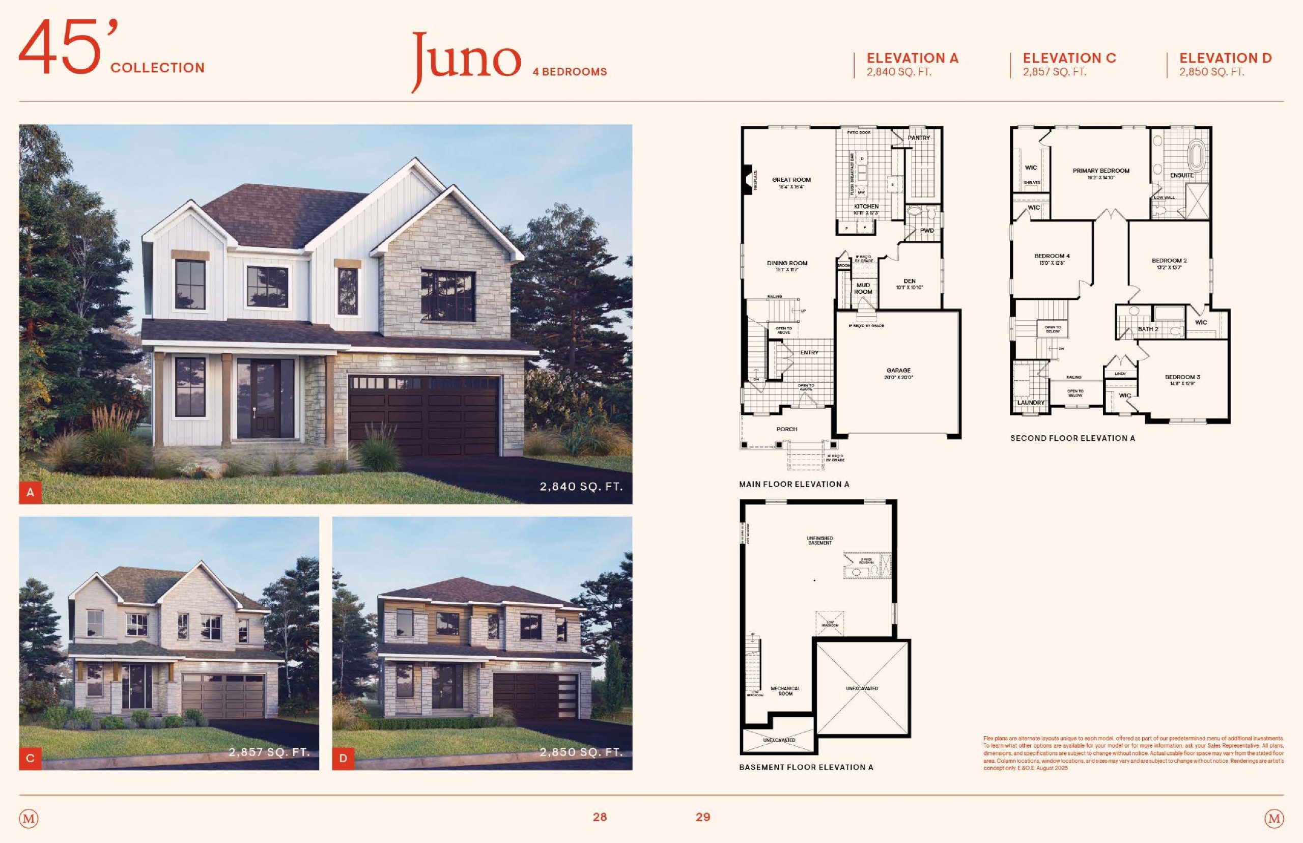 Juno (4 Bed) floor plan