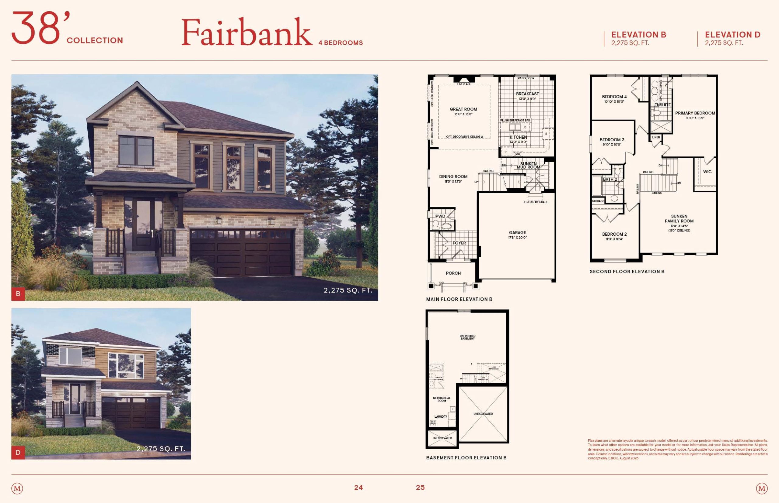 Fairbank (4 Bed) floor plan