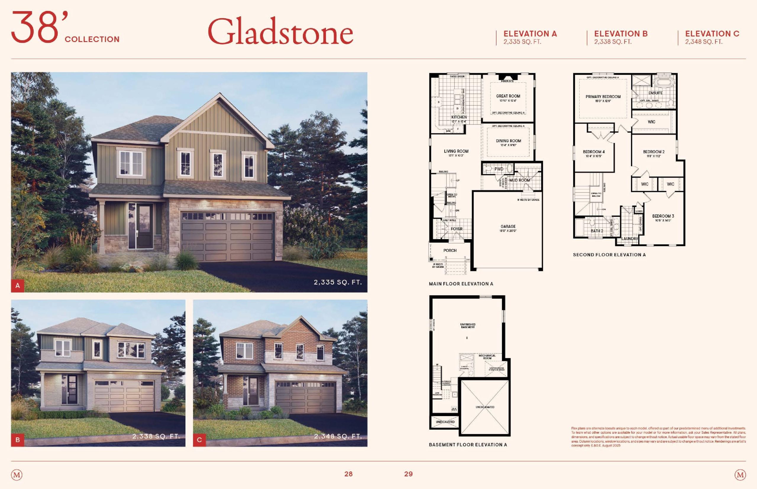 Gladstone floor plan