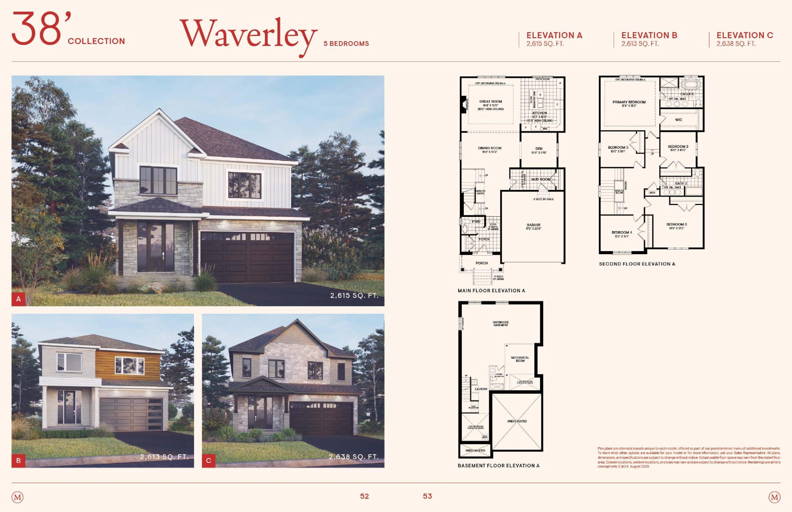 Waverley (5 Bed) floor plan