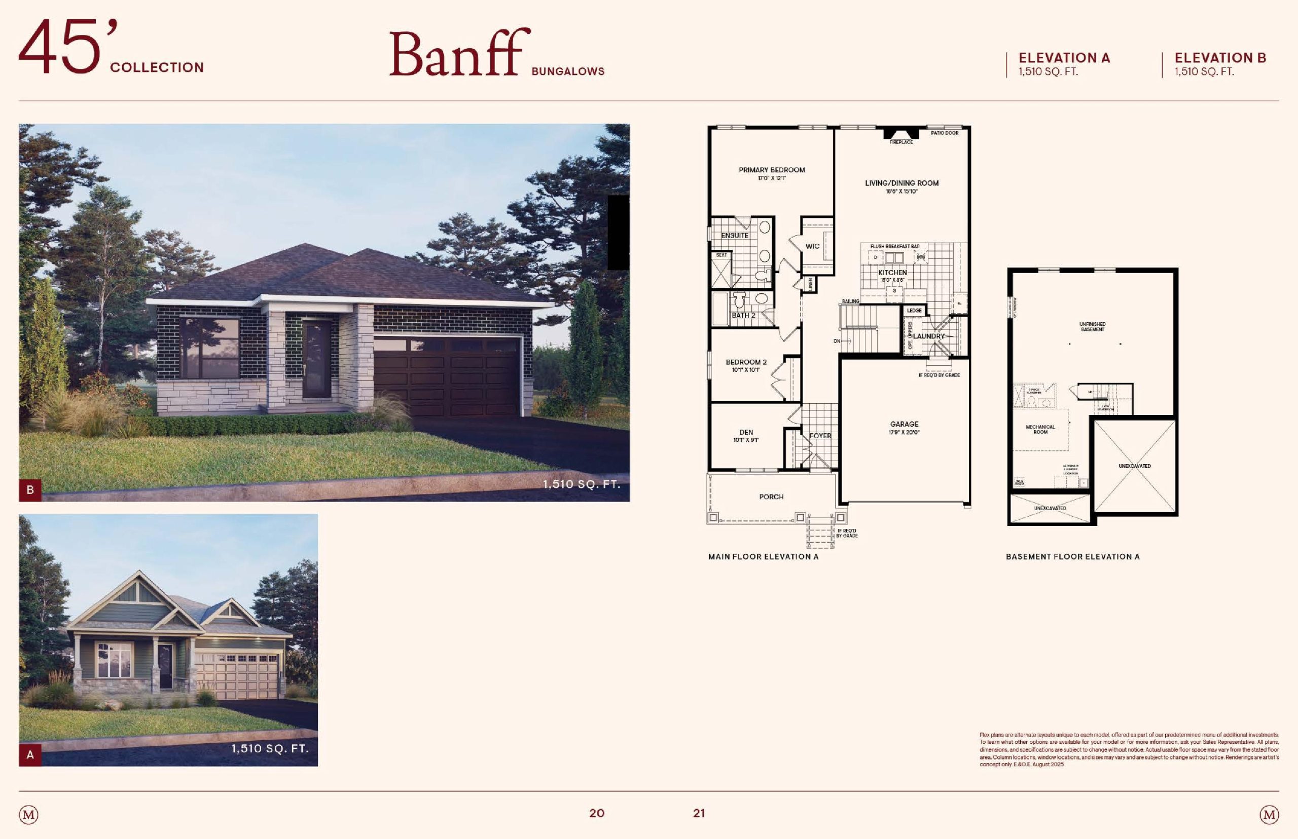 Banff floor plan
