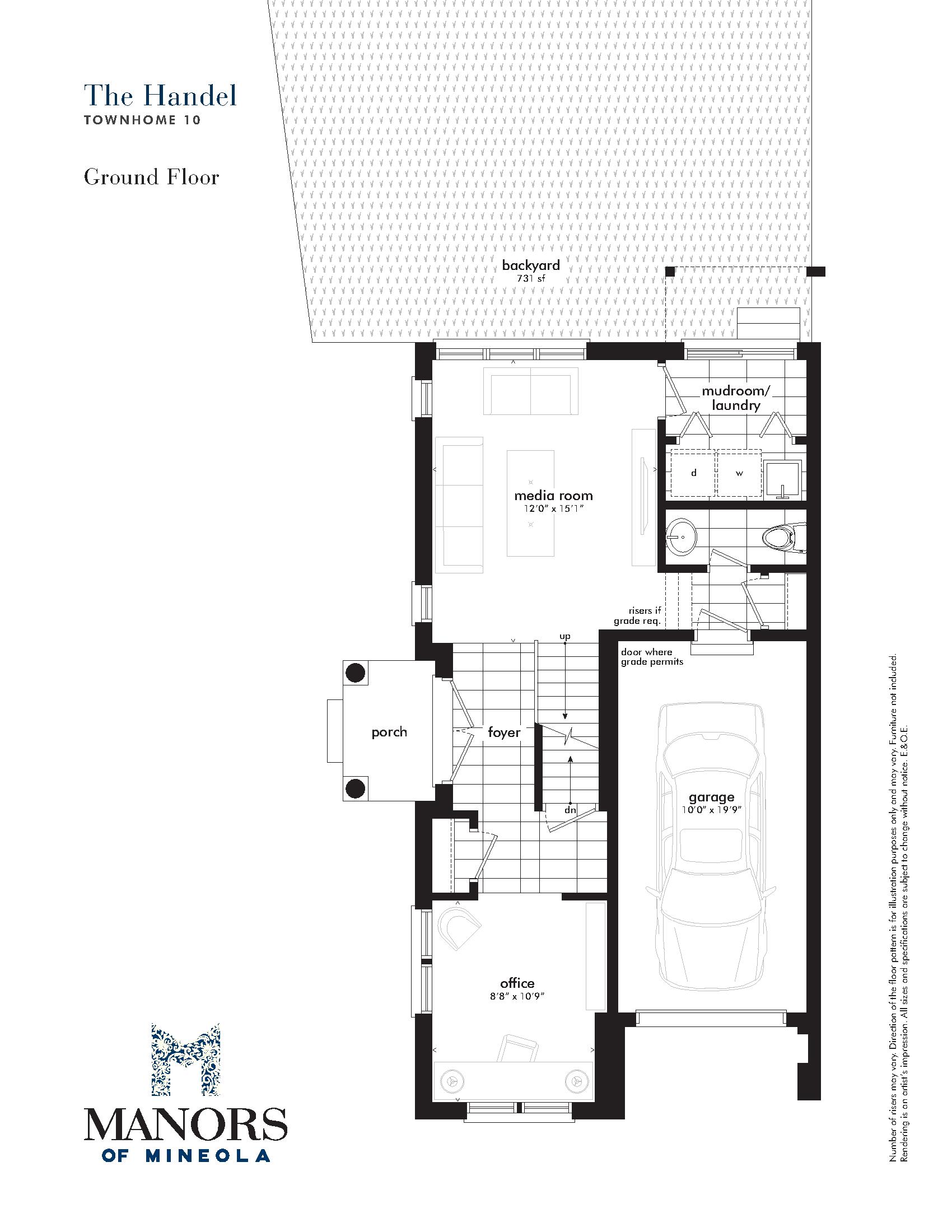 The Handel floor plan