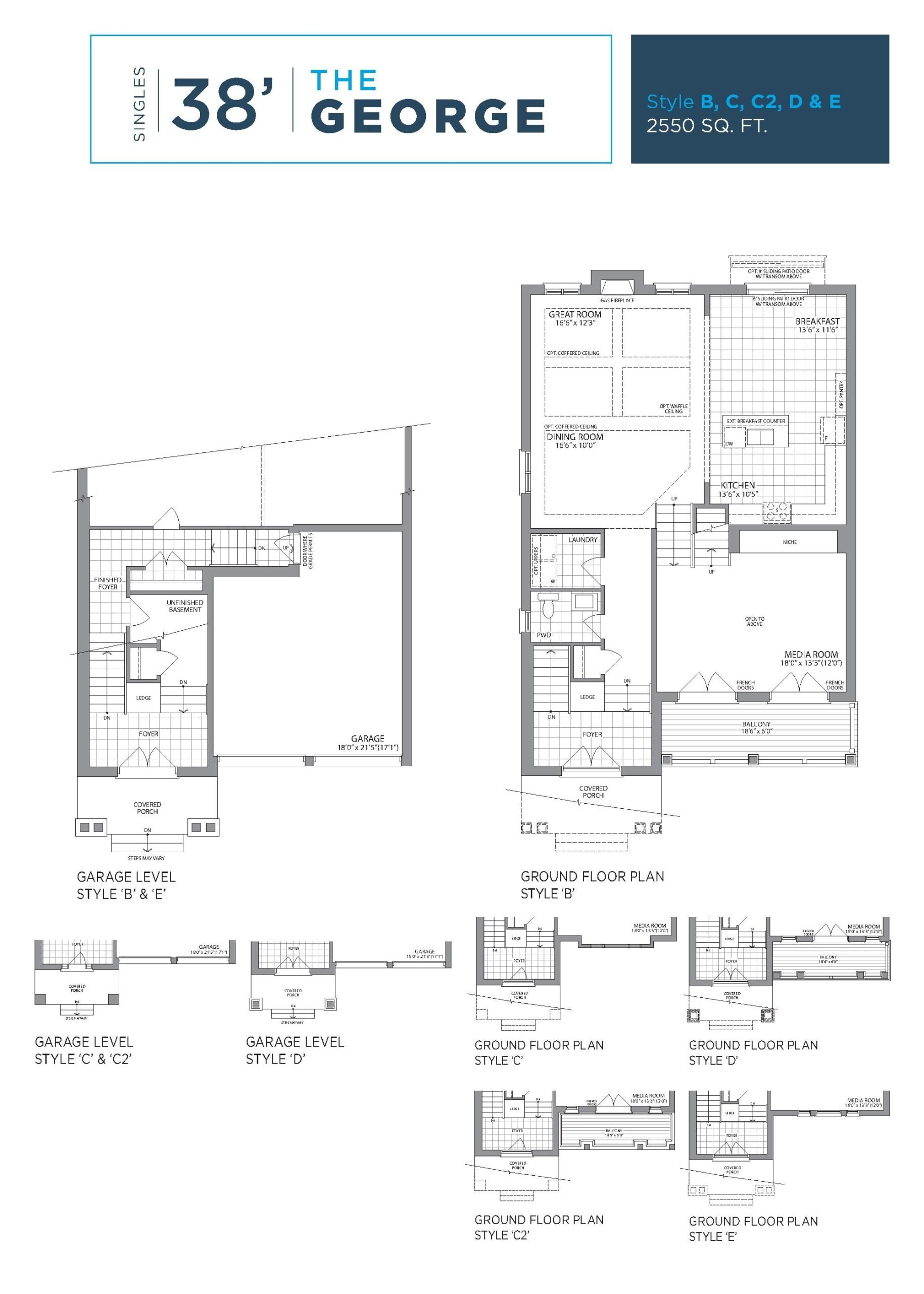 The George floor plan