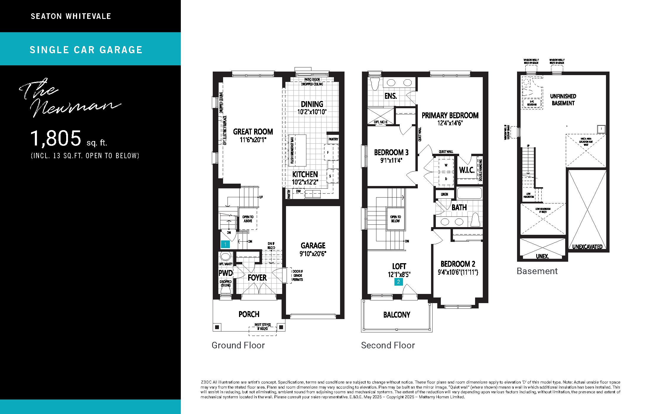 The Newman floor plan