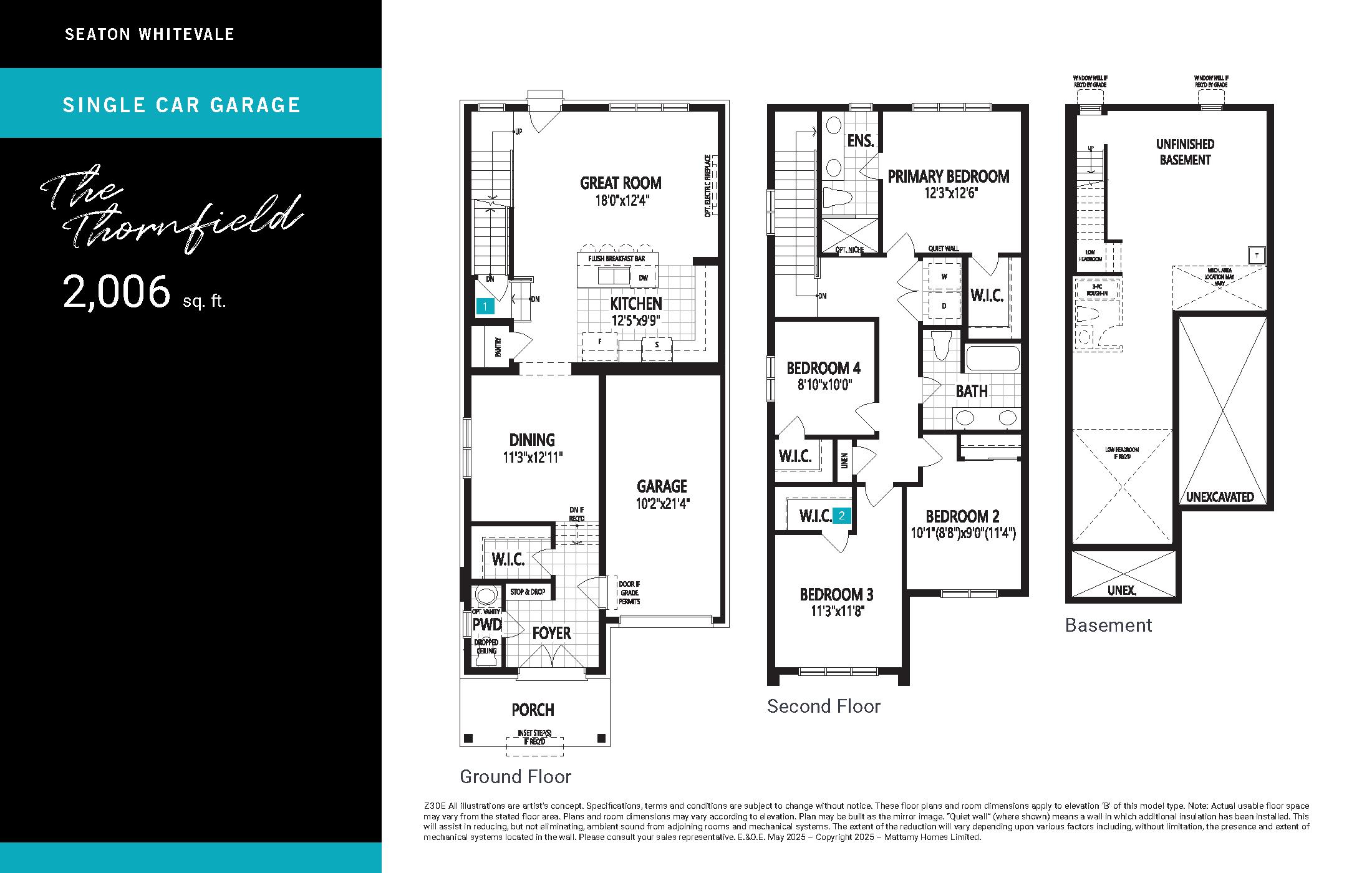 The Thornfield floor plan