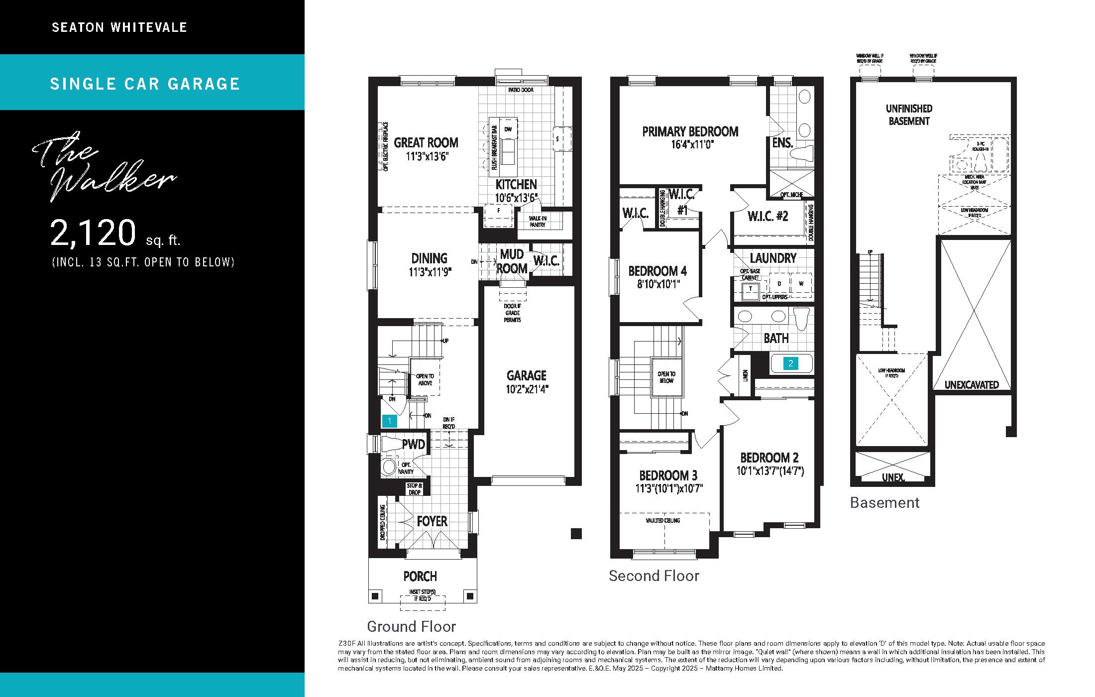 The Walker floor plan