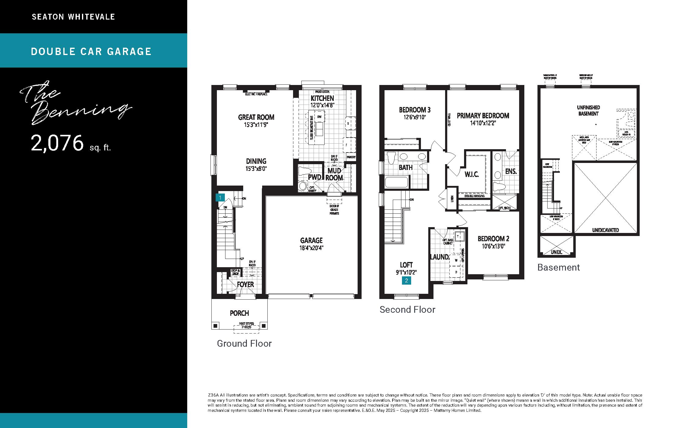 The Benning floor plan