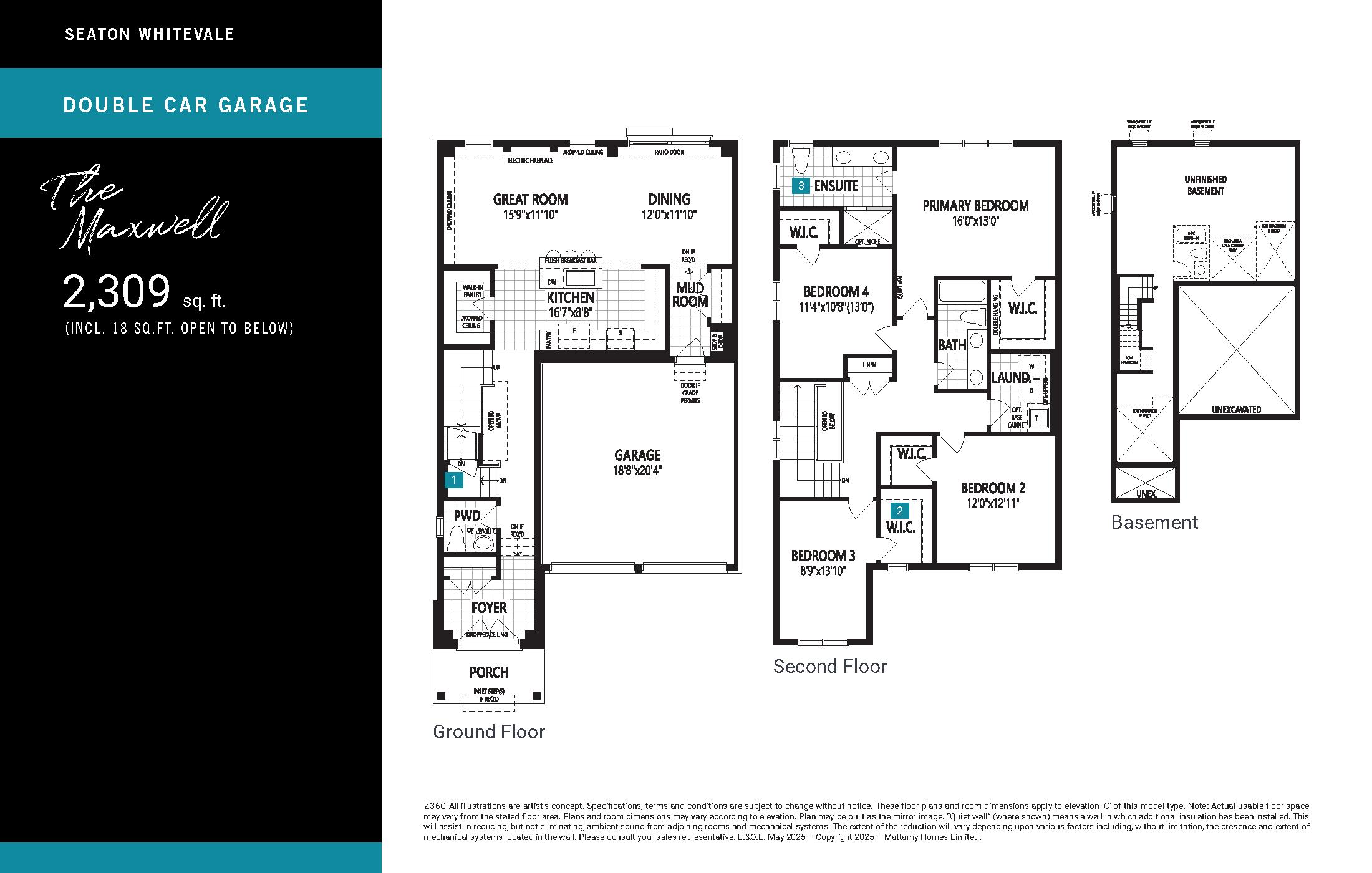 The Maxwell floor plan