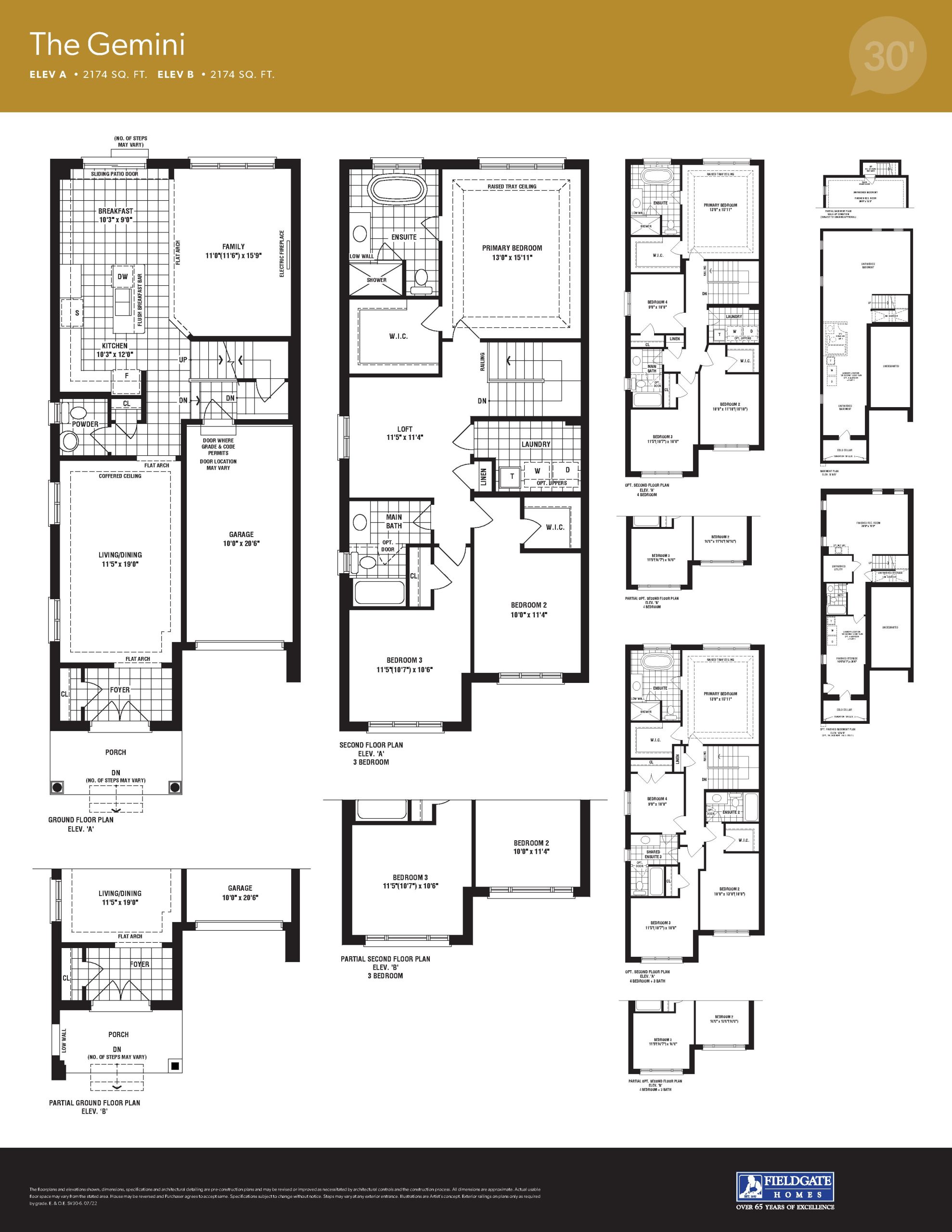 The Gemini floor plan