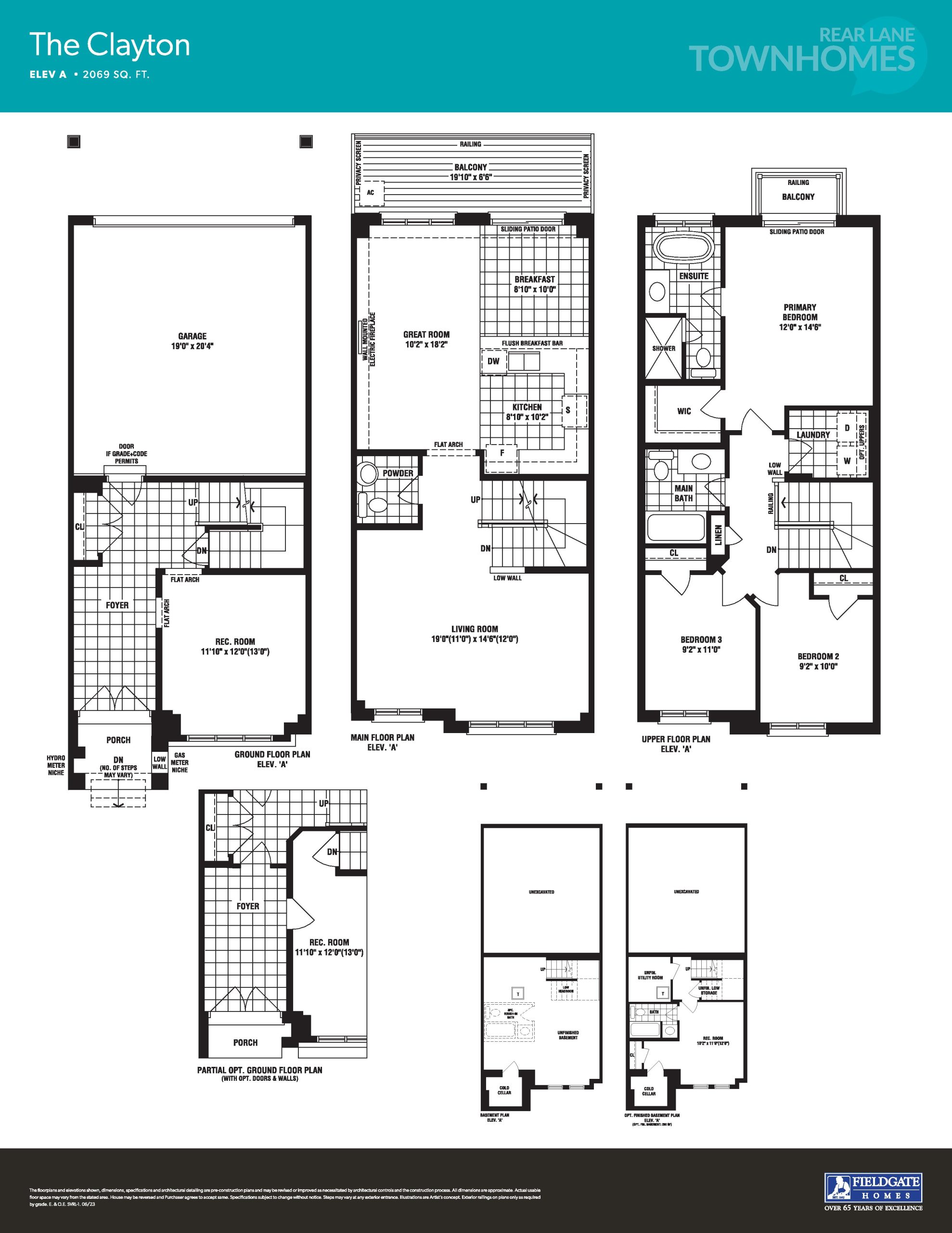 The Clayton floor plan