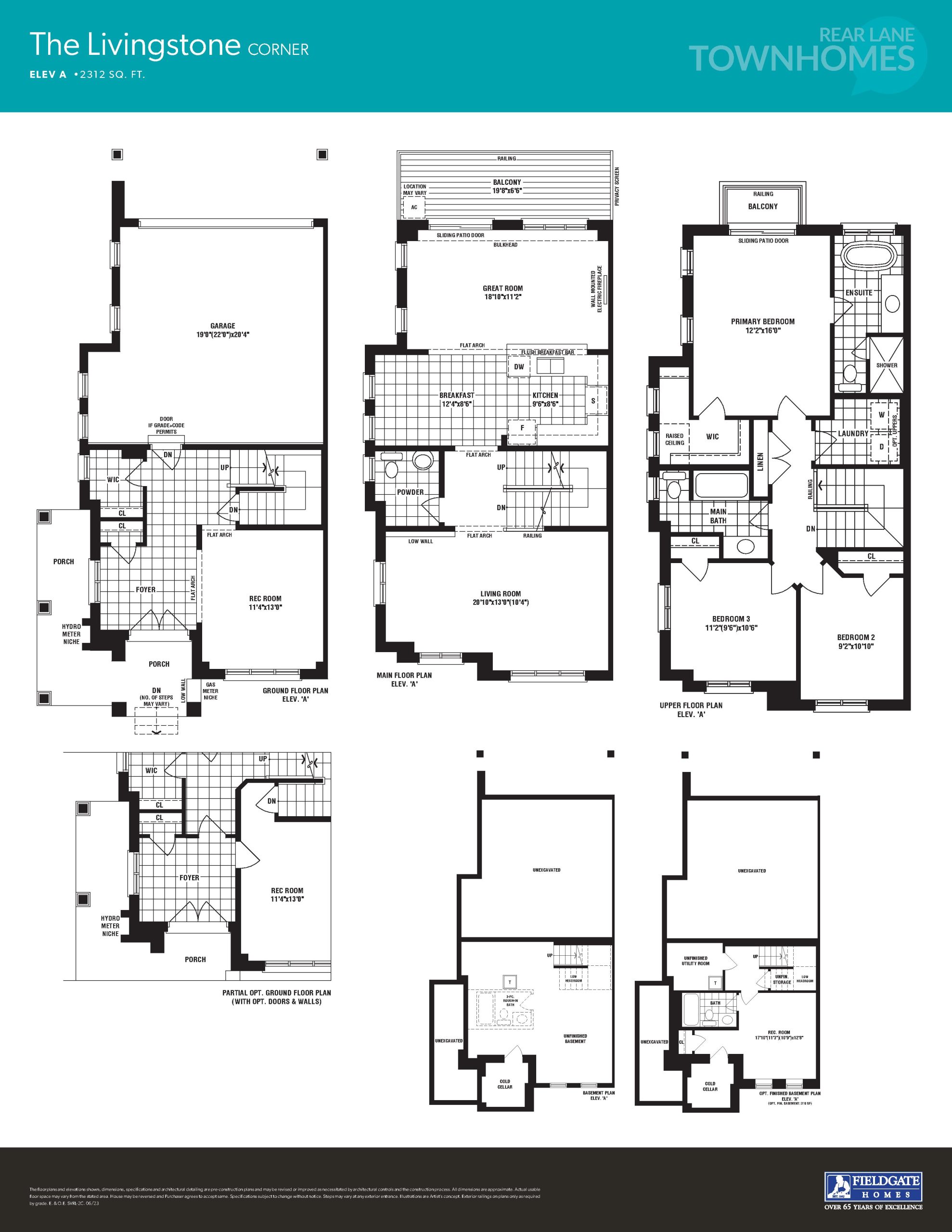 The Livingstone Corner floor plan