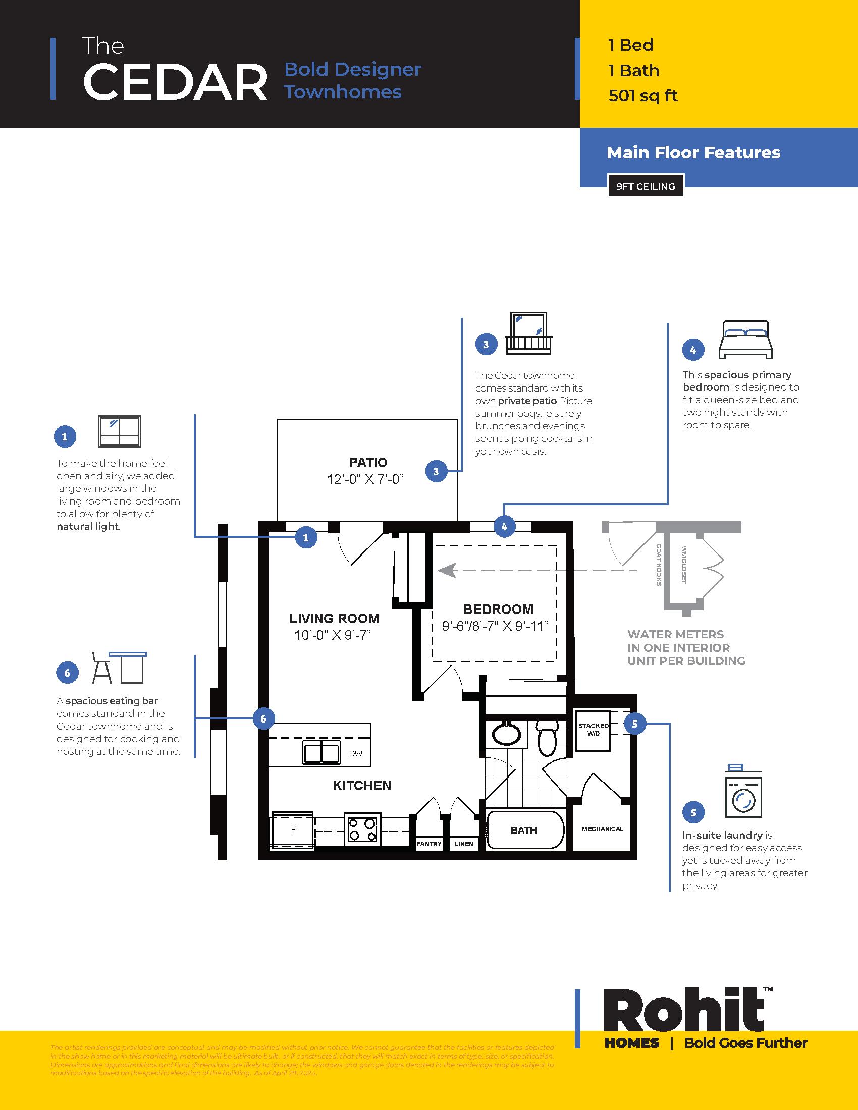 The Cedar floor plan
