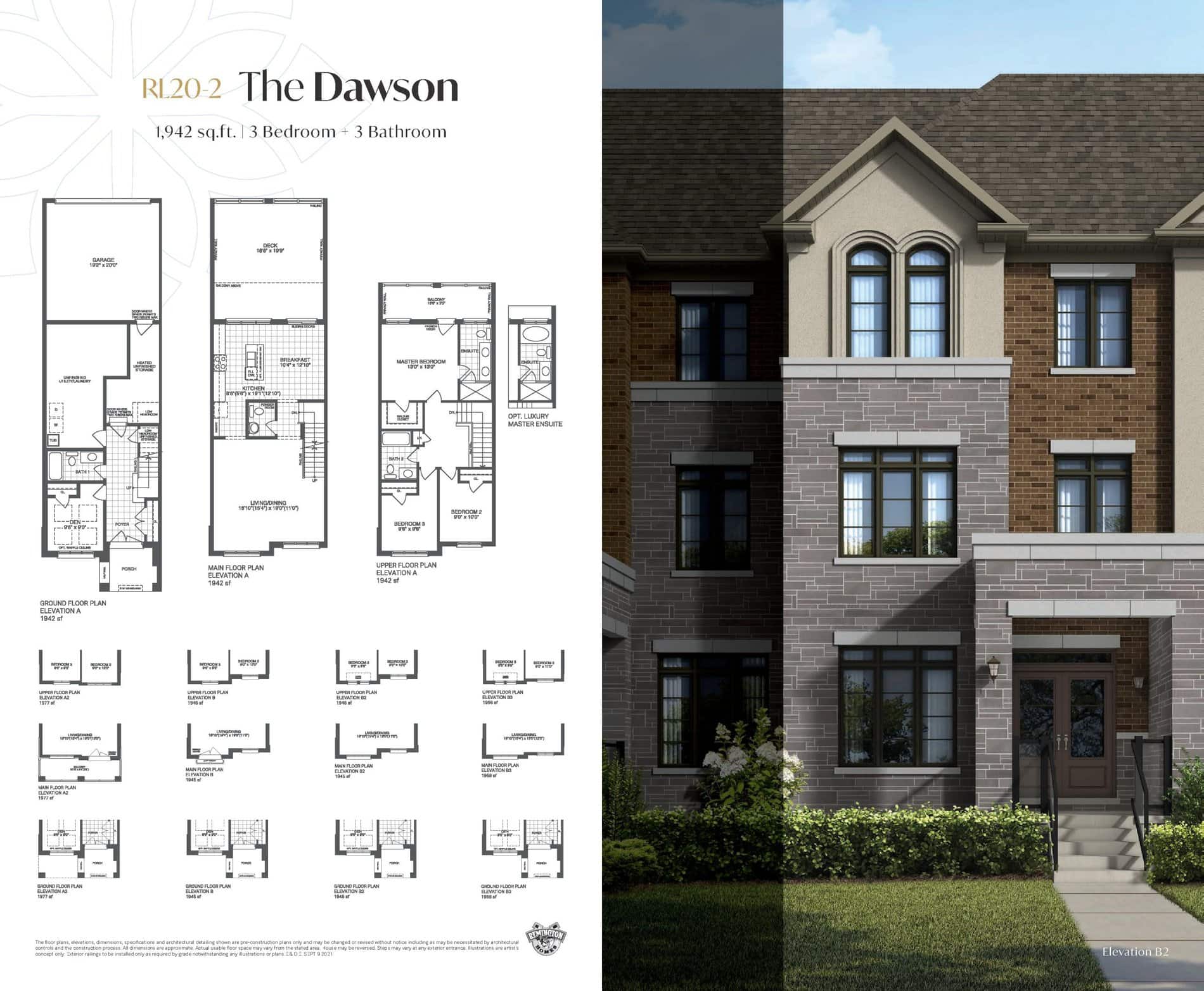 The Dawson floor plan
