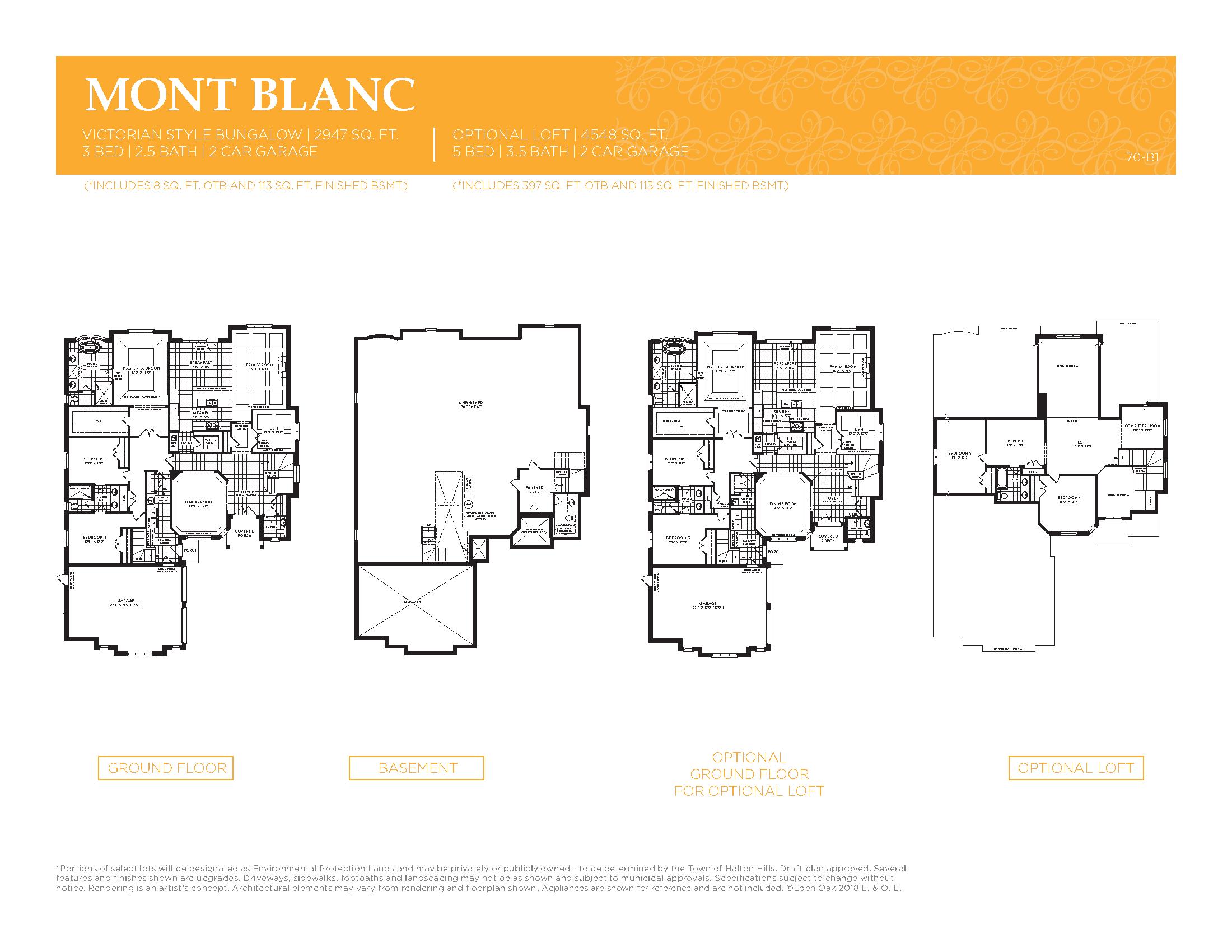 Mont Blanc - Victorian Style floor plan