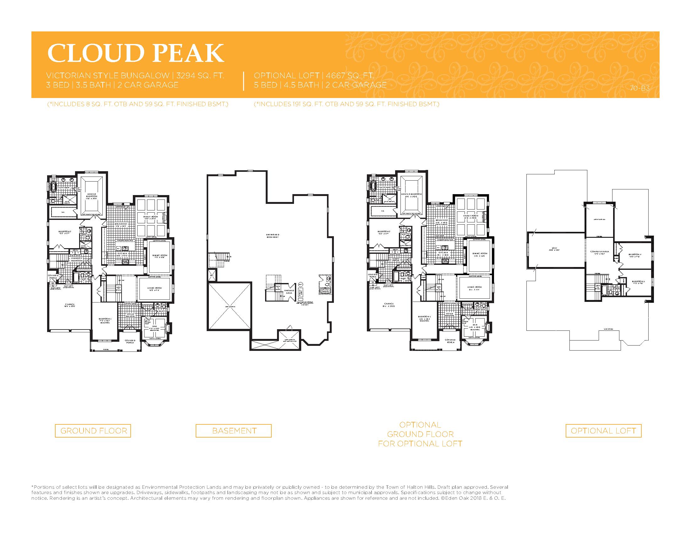 Cloud Peak - Victorian Style floor plan