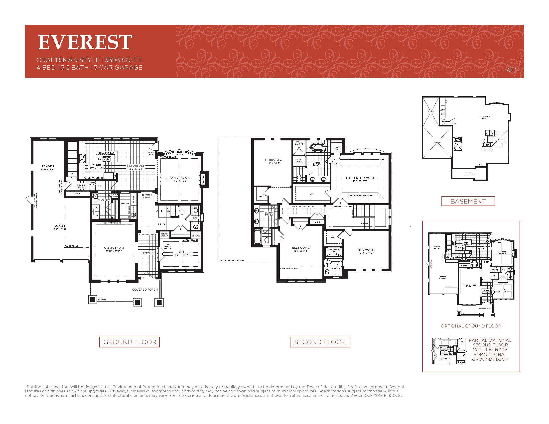 Everest - Craftsman Style floor plan