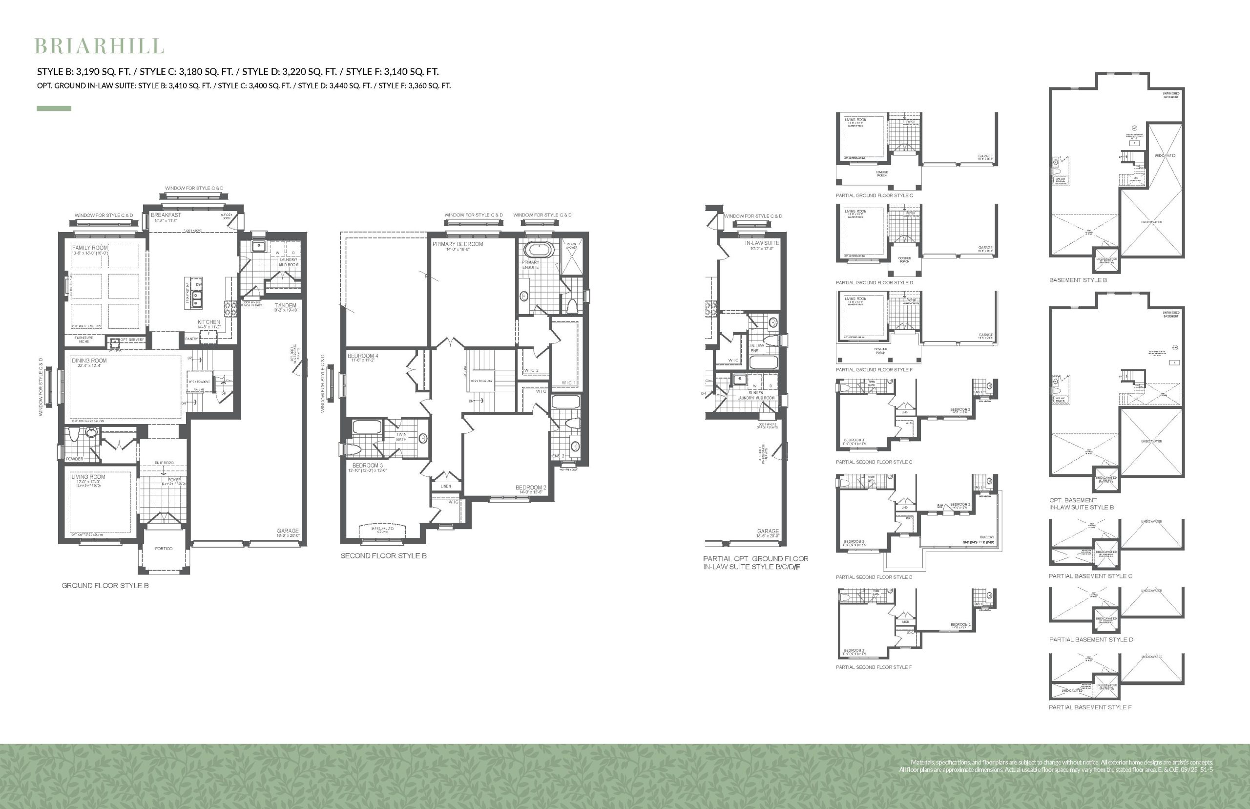 Briarhill floor plan