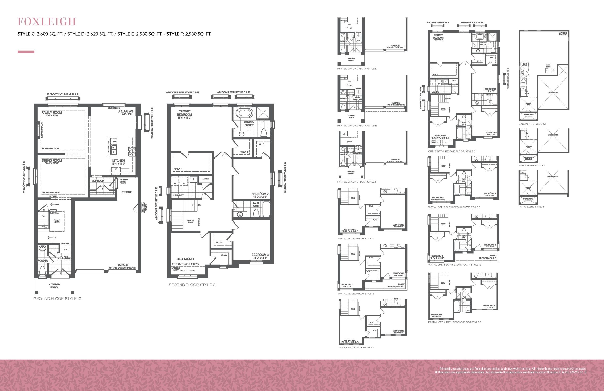 Foxleigh floor plan