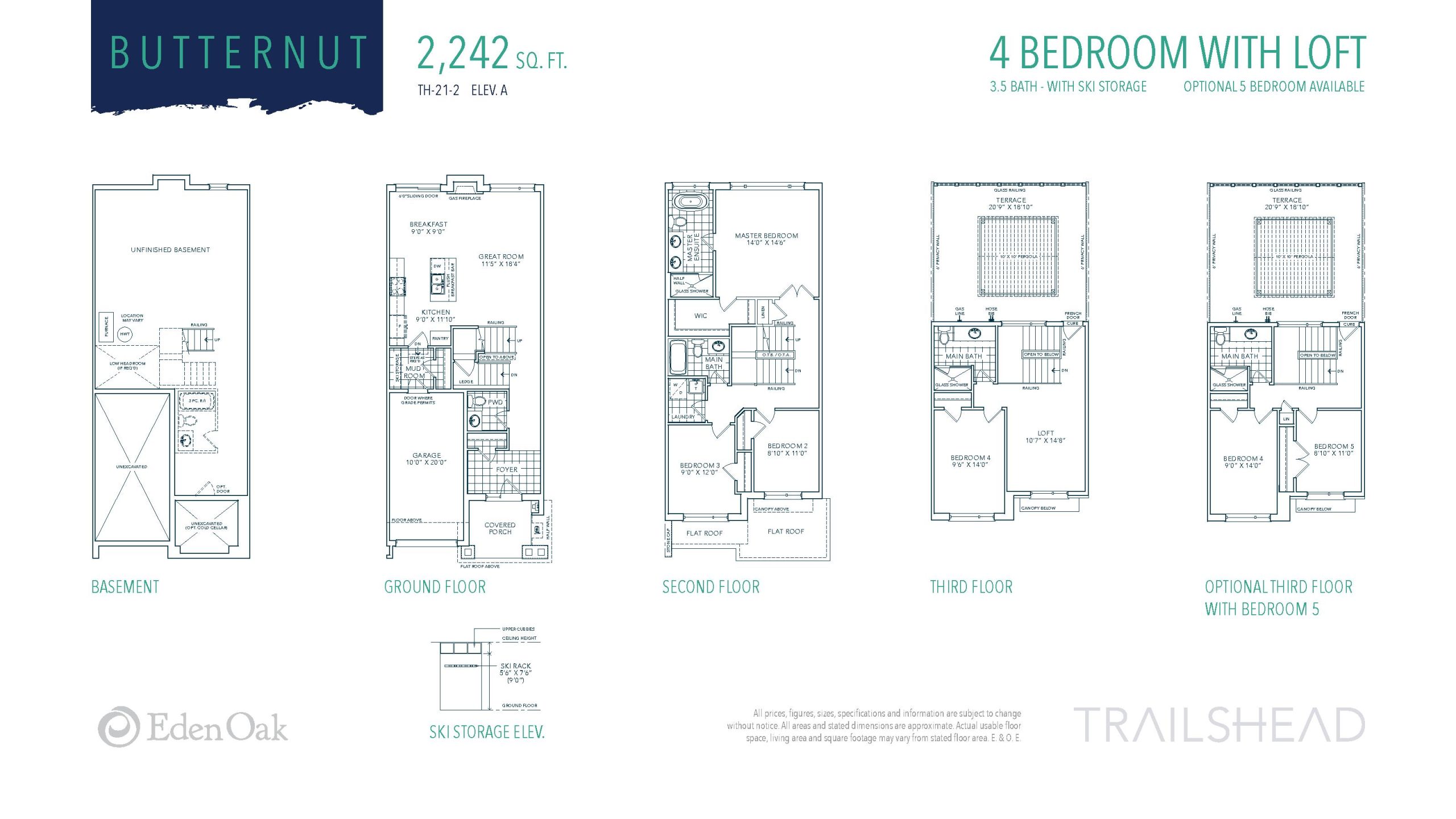 Butternut floor plan