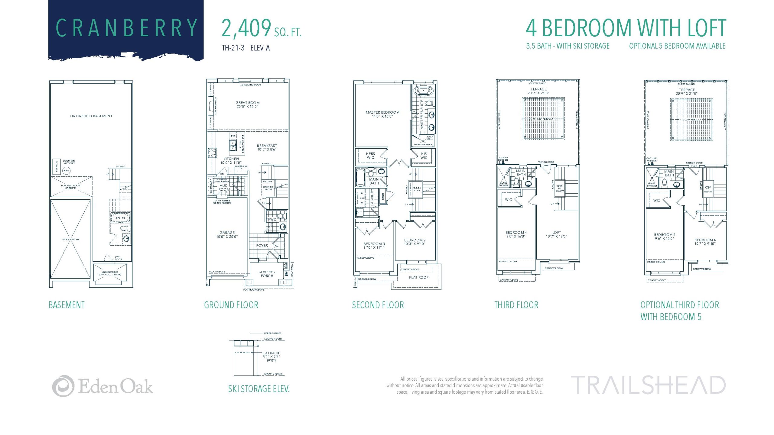 Cranberry floor plan