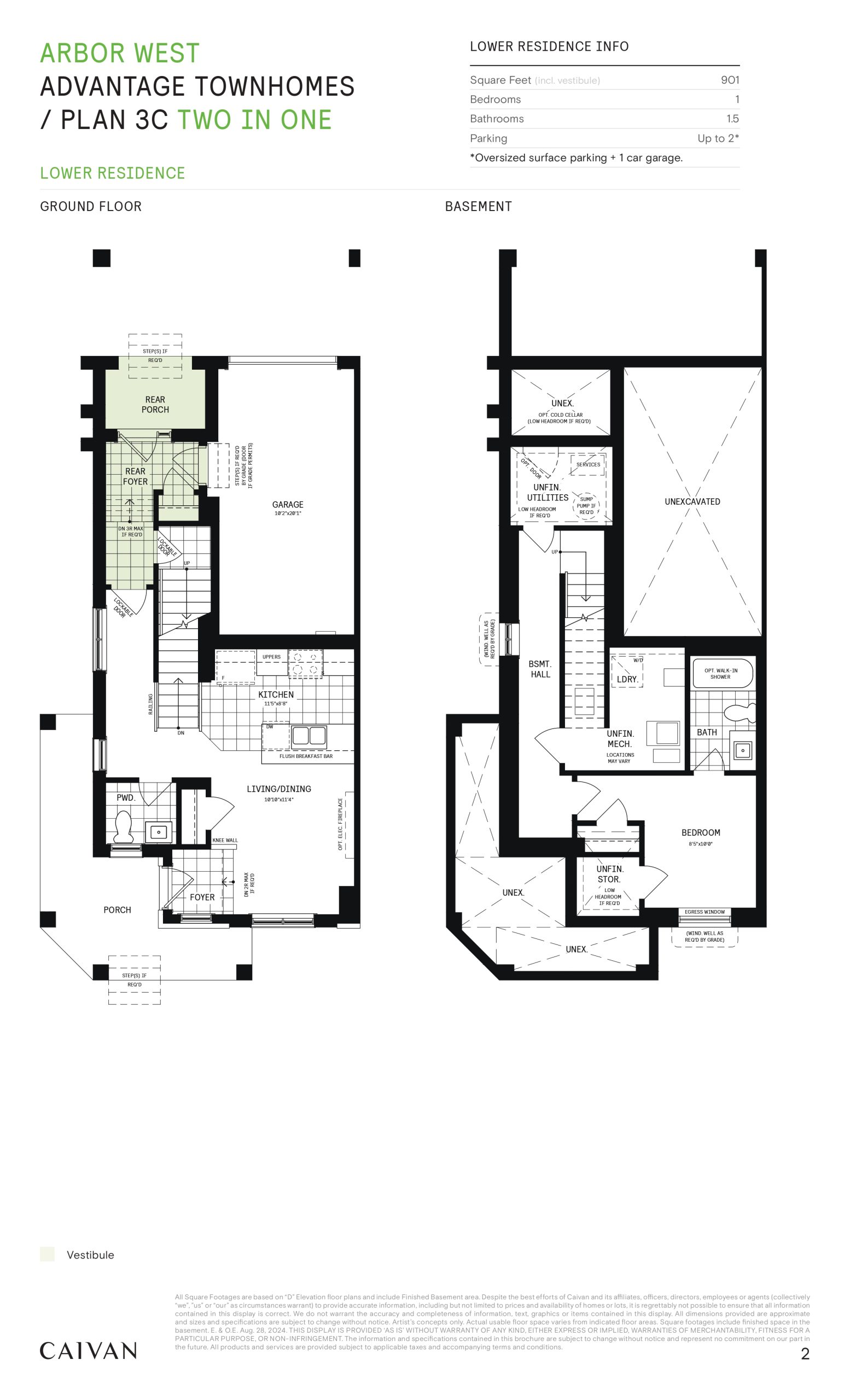 Plan 3C - Advantage Towns floor plan