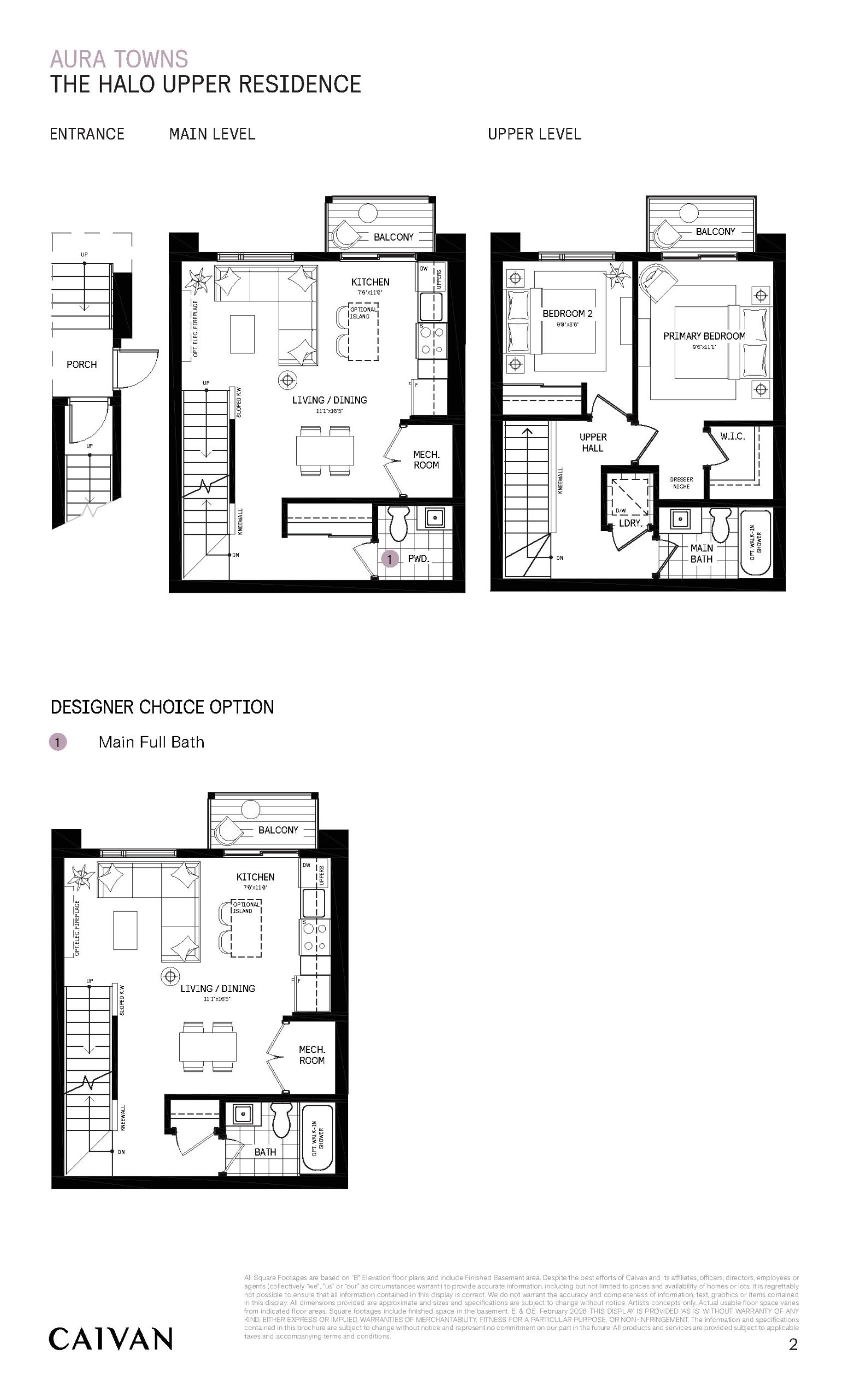 The Halo Upper Residence floor plan