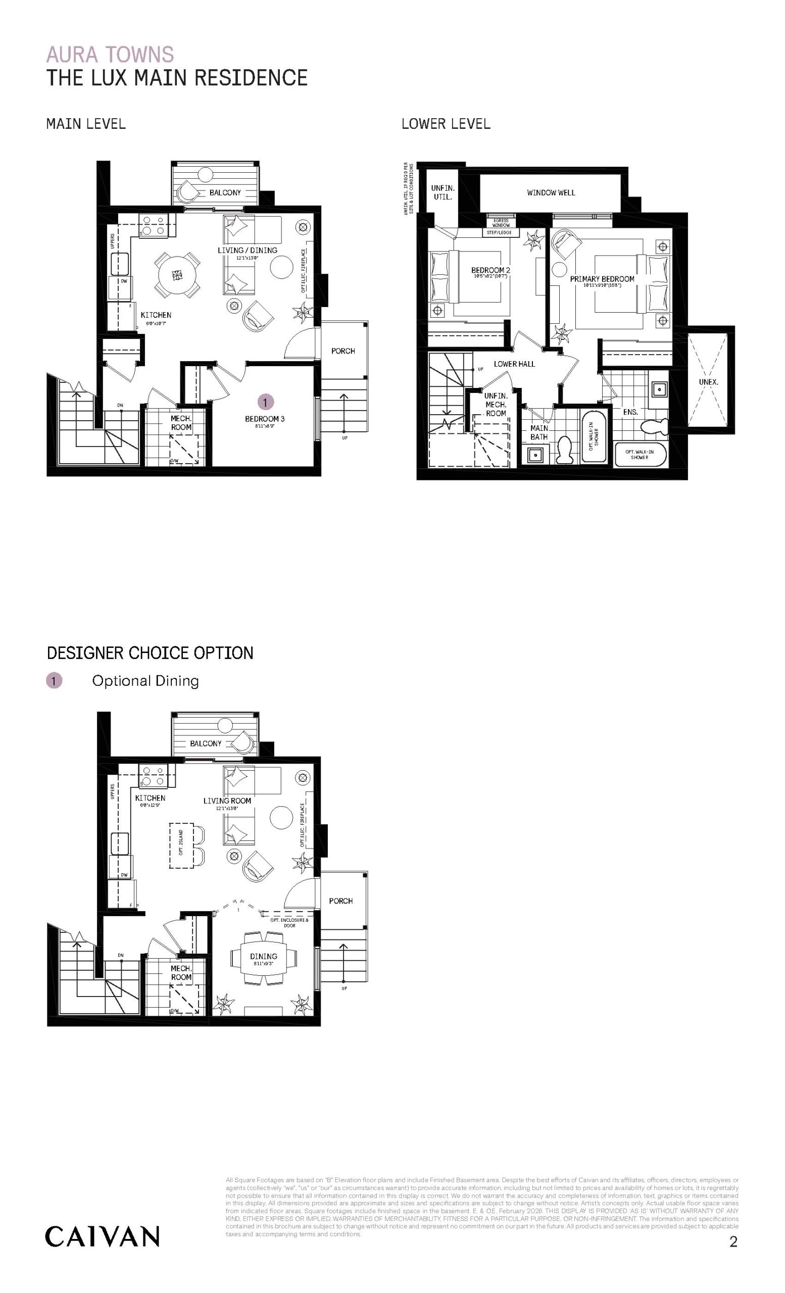 The Lux Main Residence floor plan