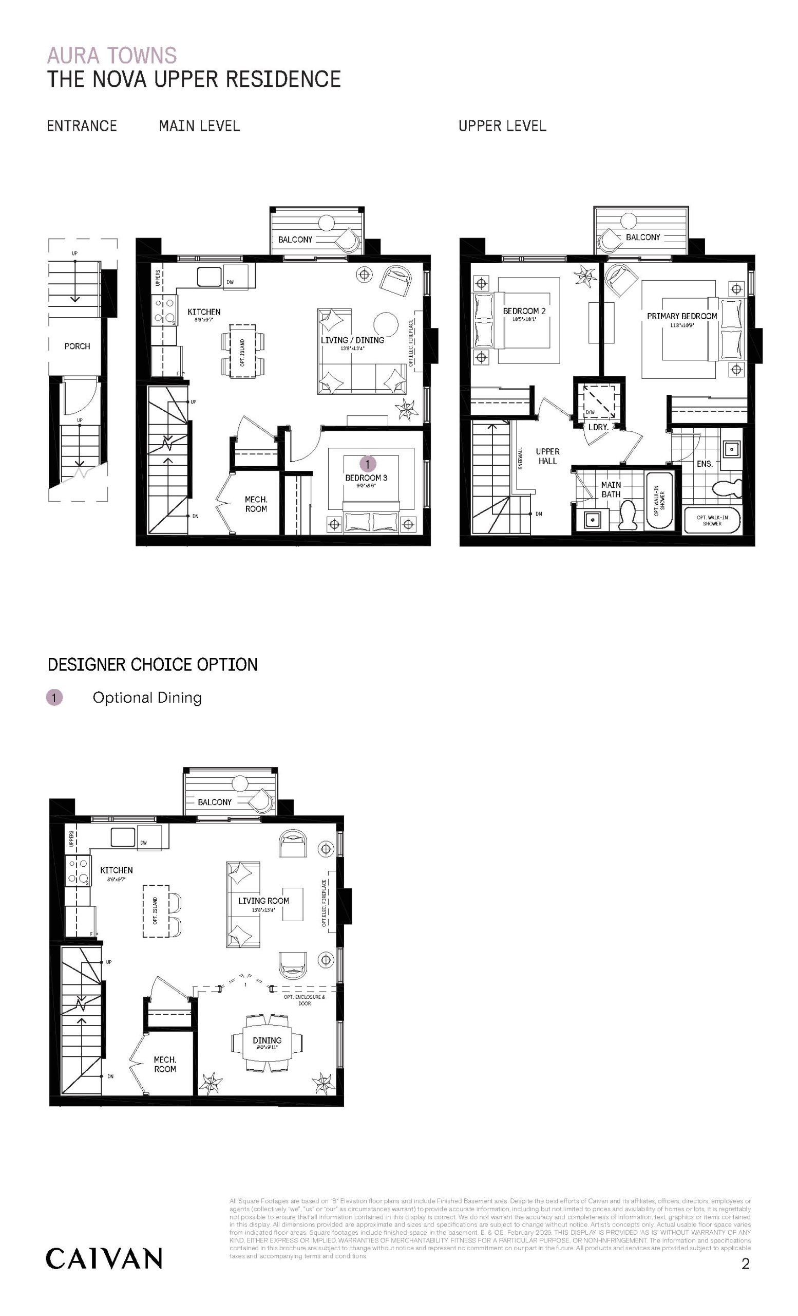 The Nova Upper Residence floor plan