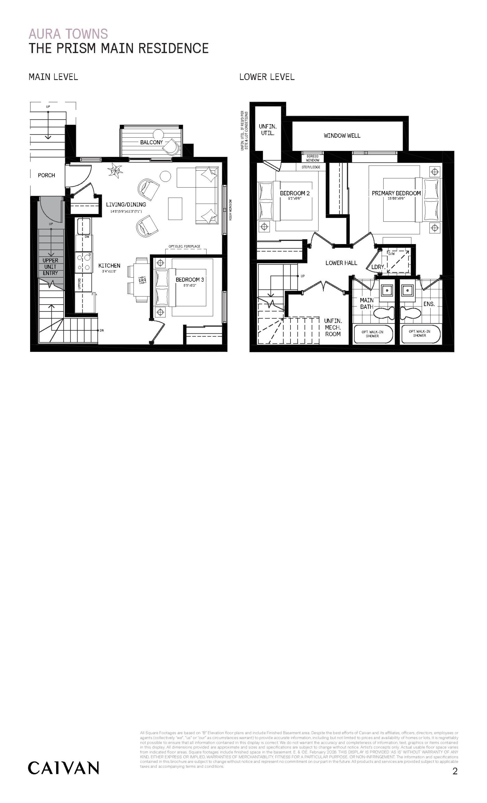 The Prism Main Residence floor plan