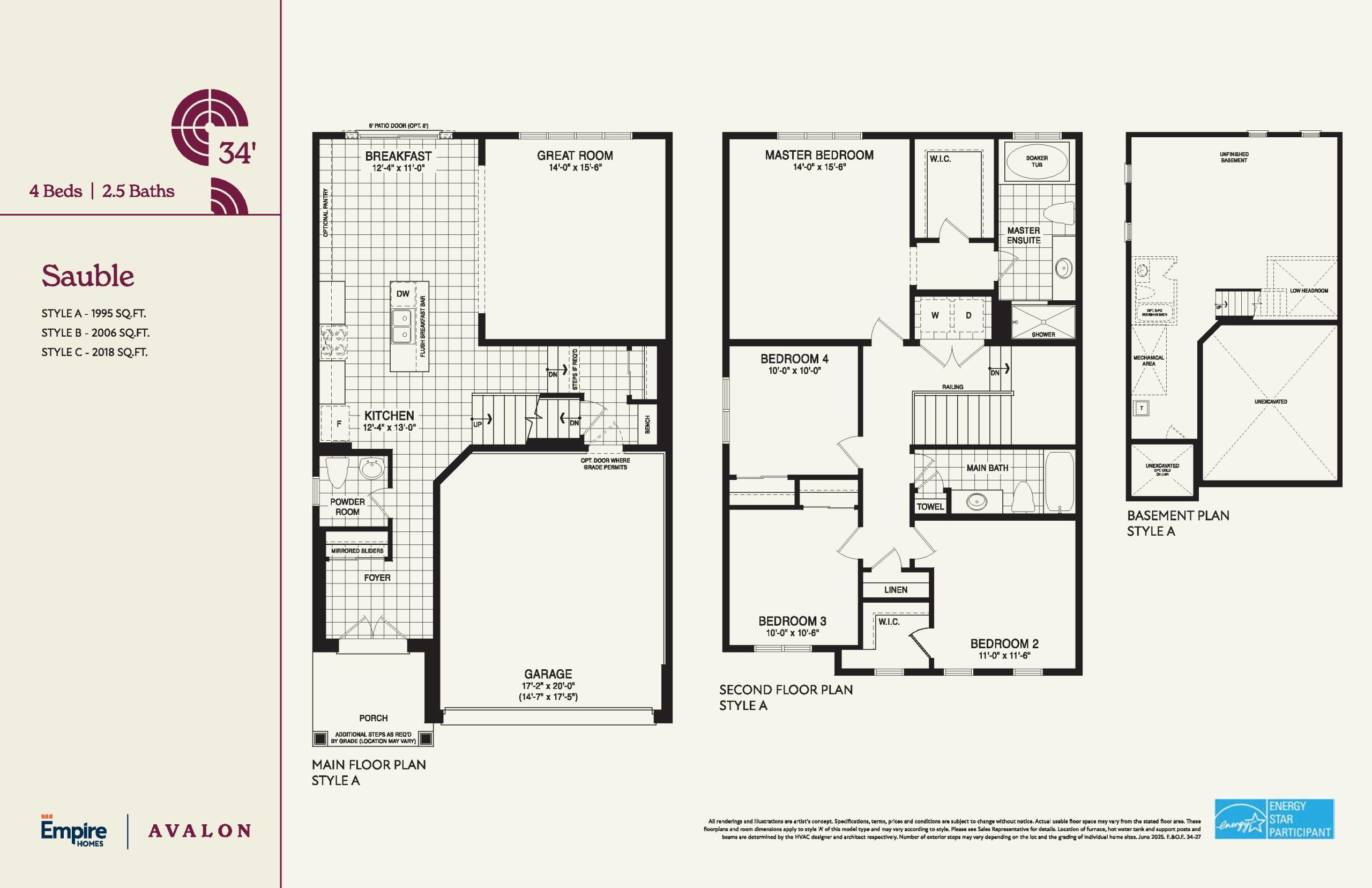 Sauble floor plan