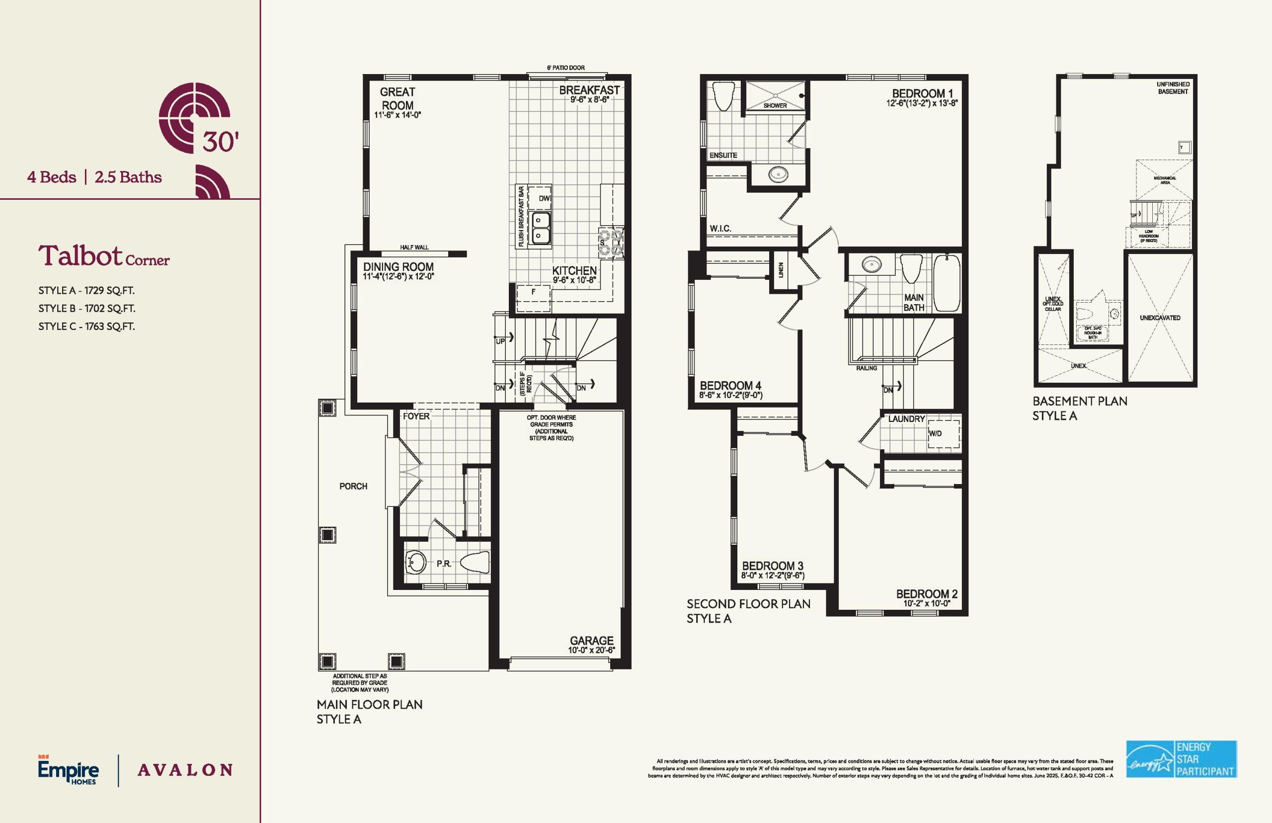 Talbot Corner floor plan