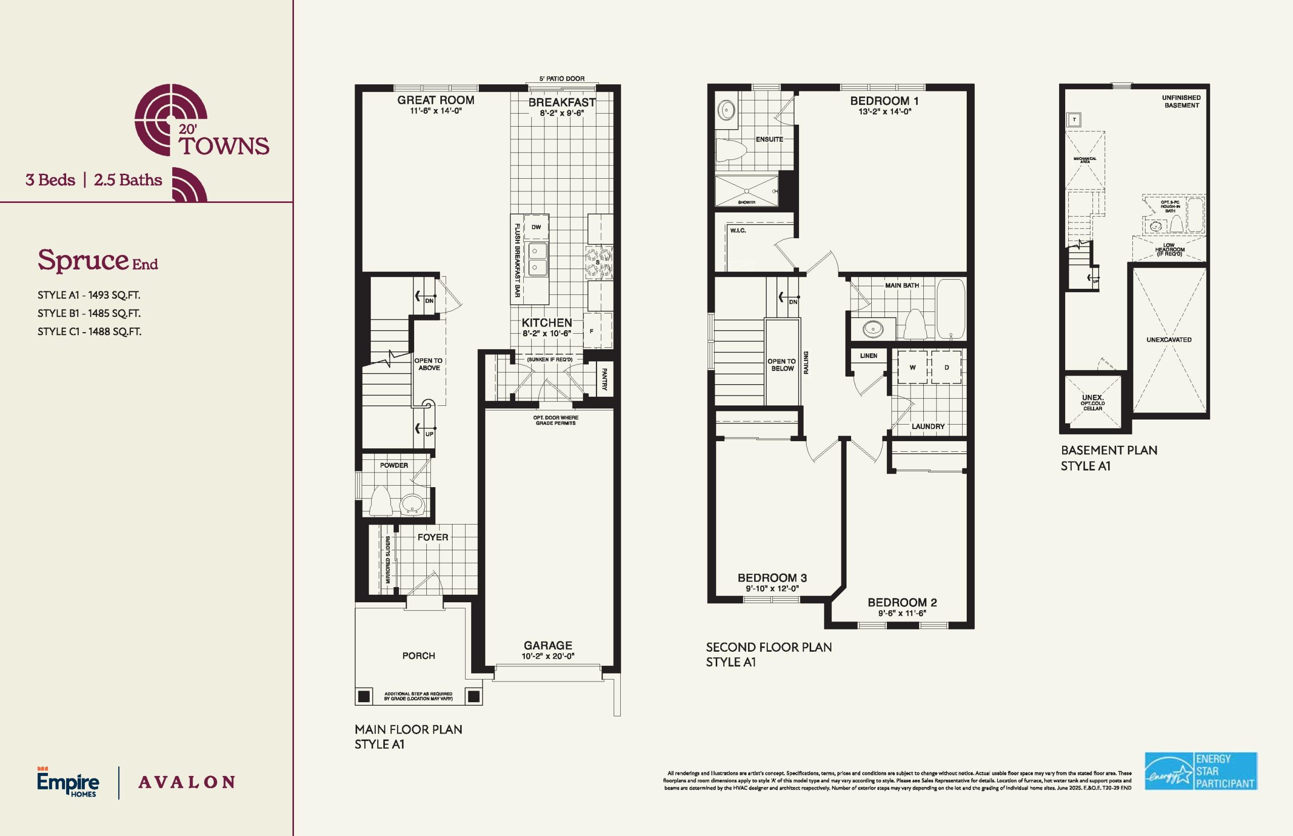 Spruce End floor plan