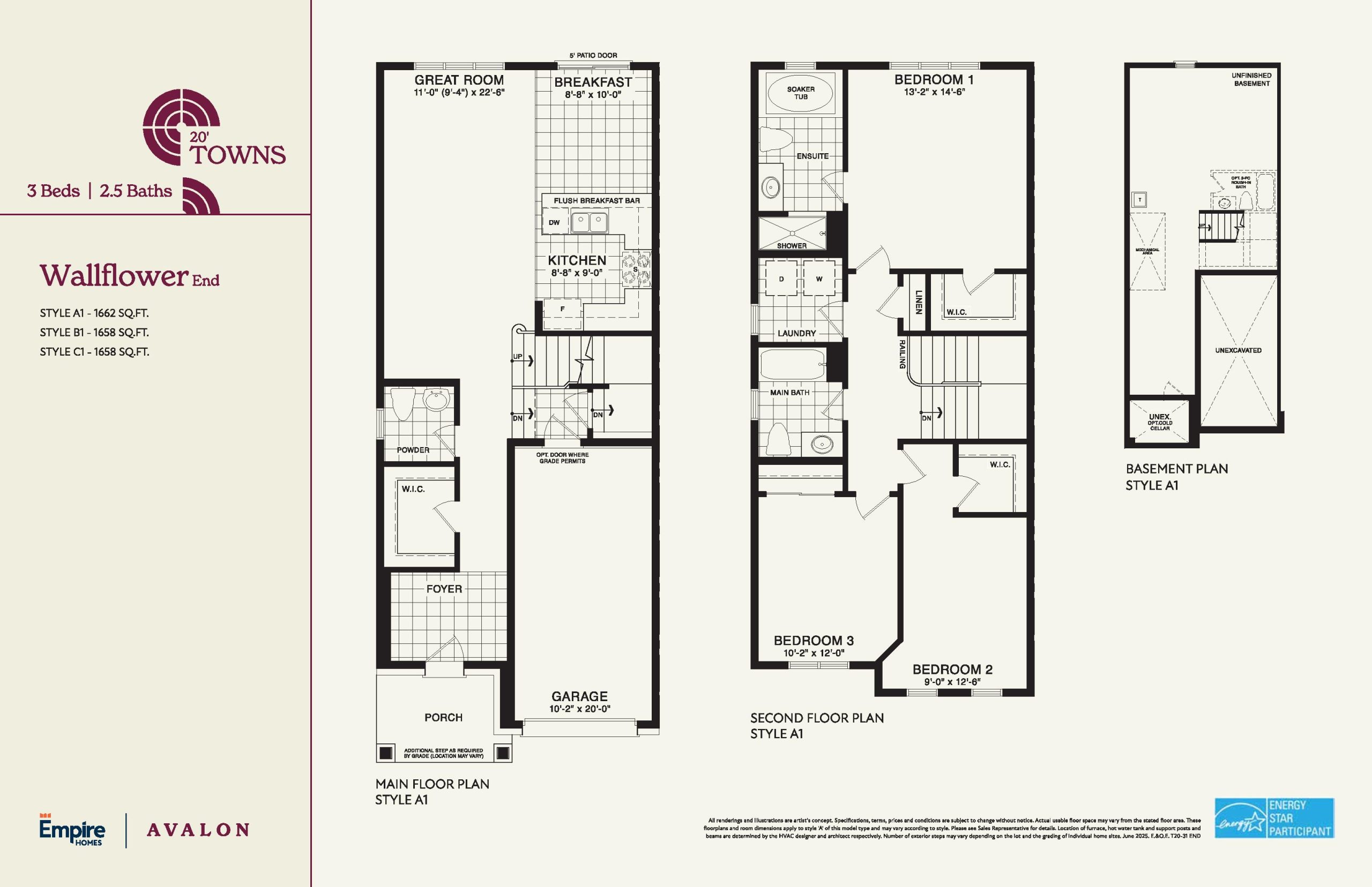 Wallflower End floor plan
