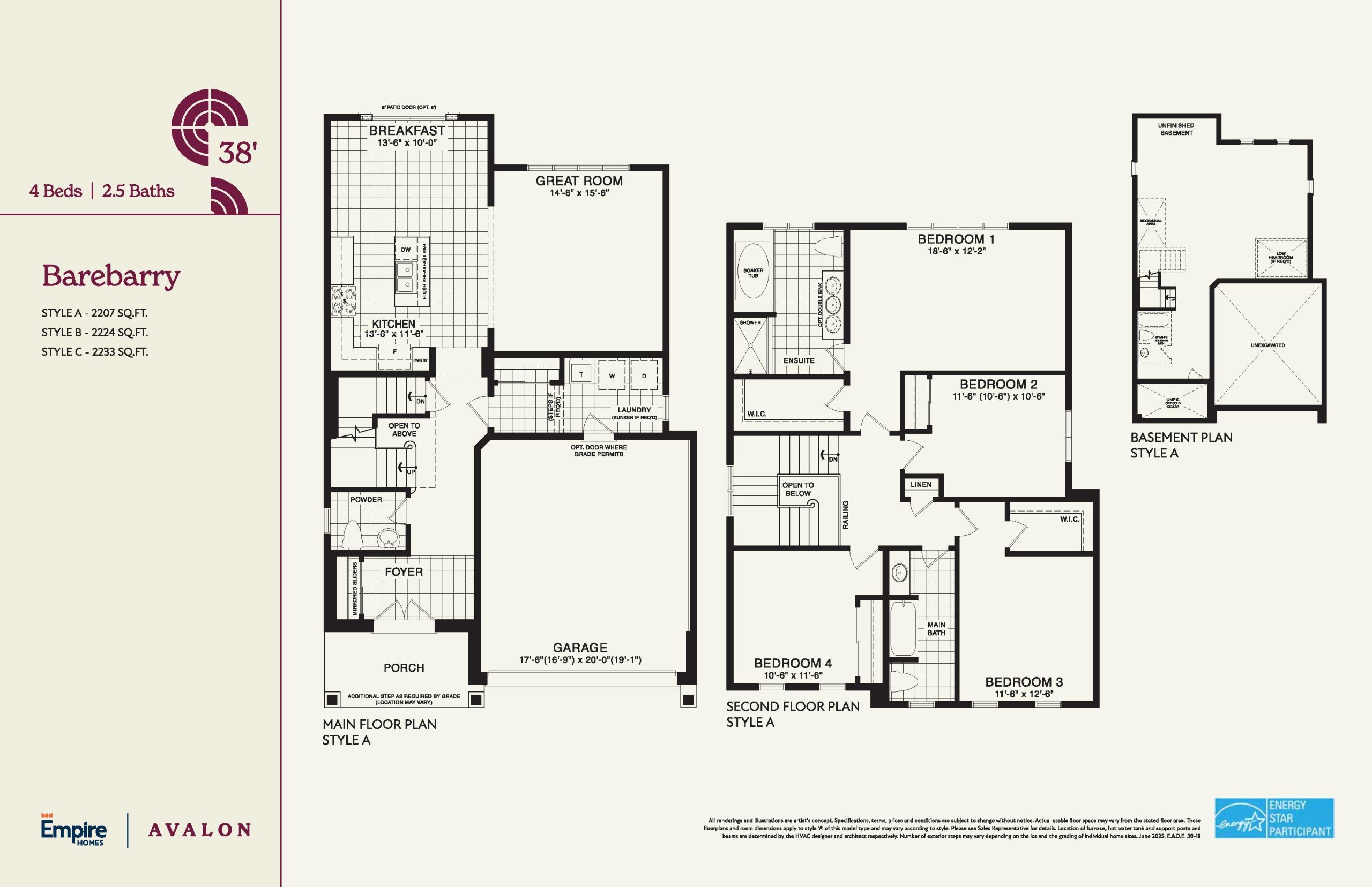 Barebarry 38' floor plan