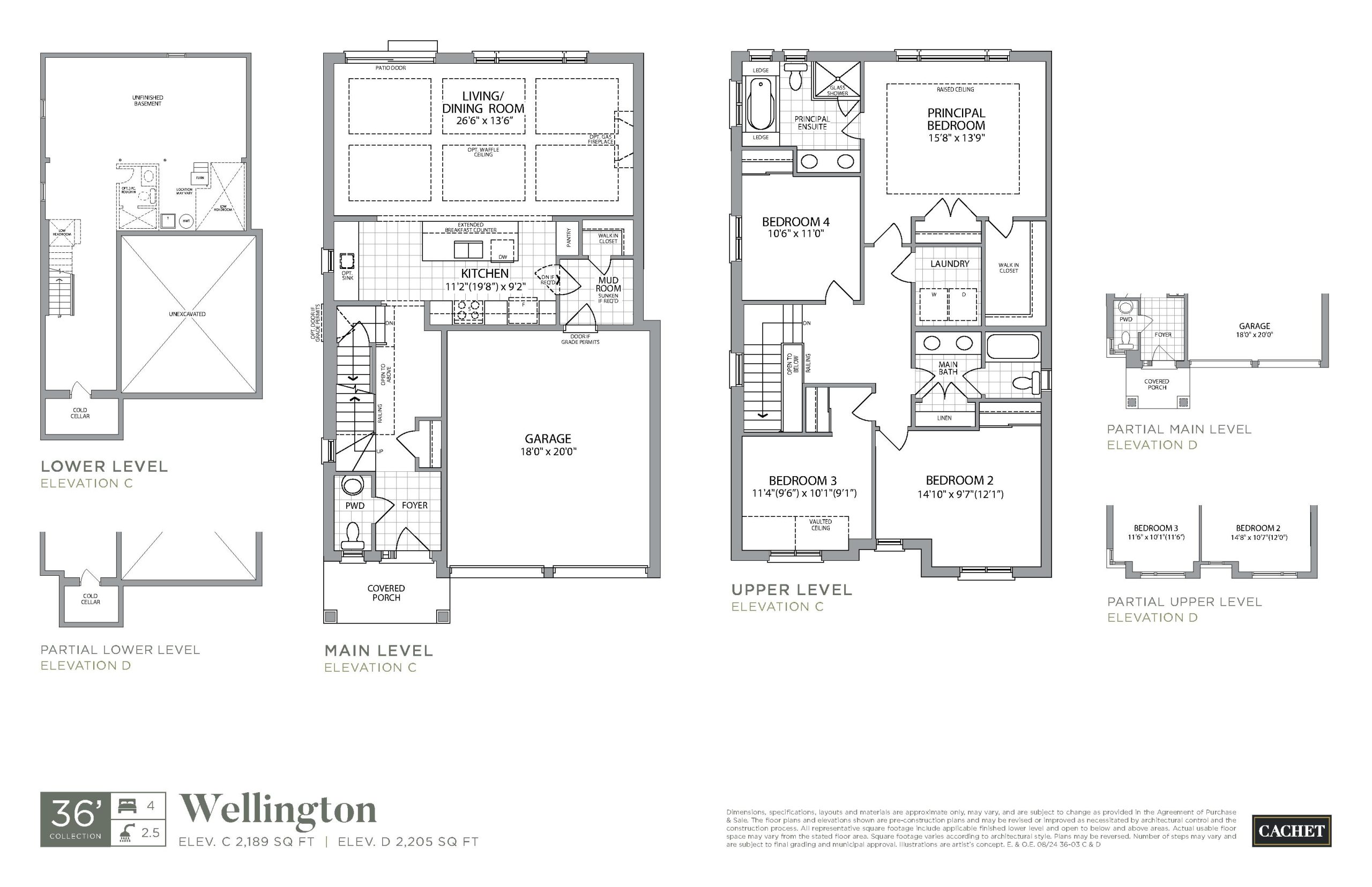 Wellington Elevation C/D floor plan