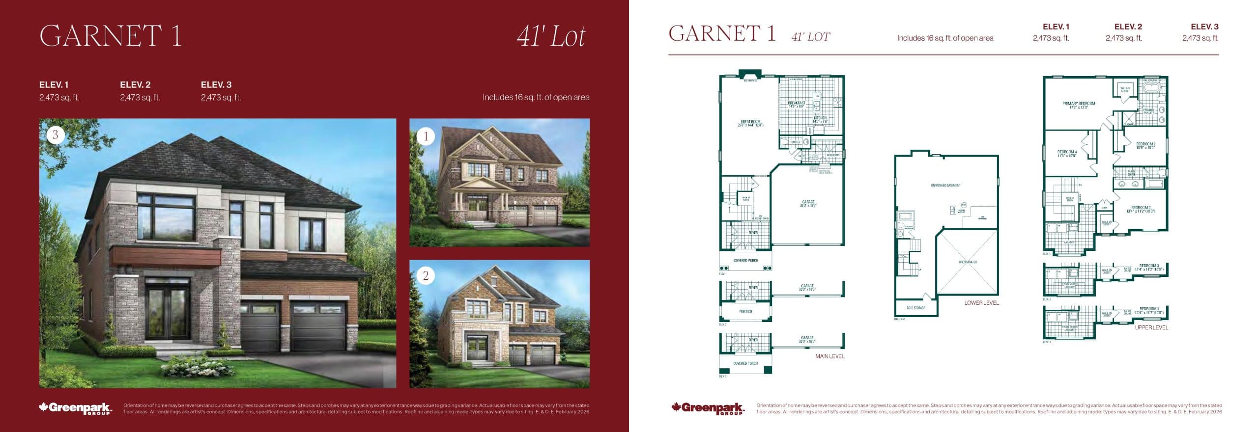 Garnet 1 floor plan