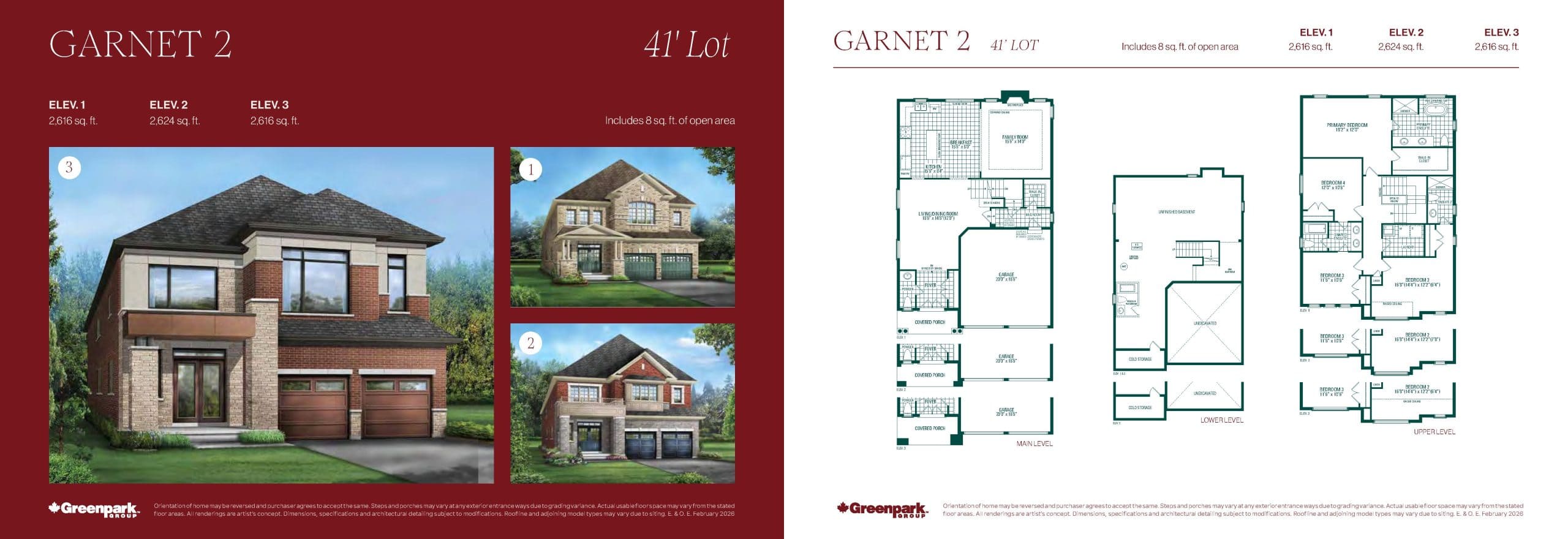 Garnet 2 floor plan