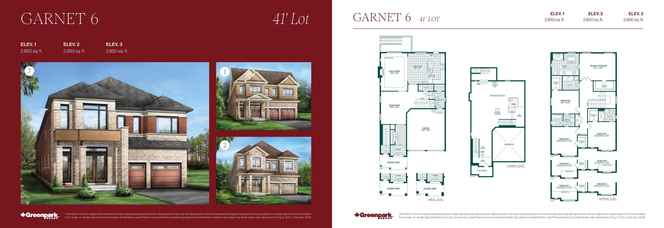 Garnet 6 floor plan