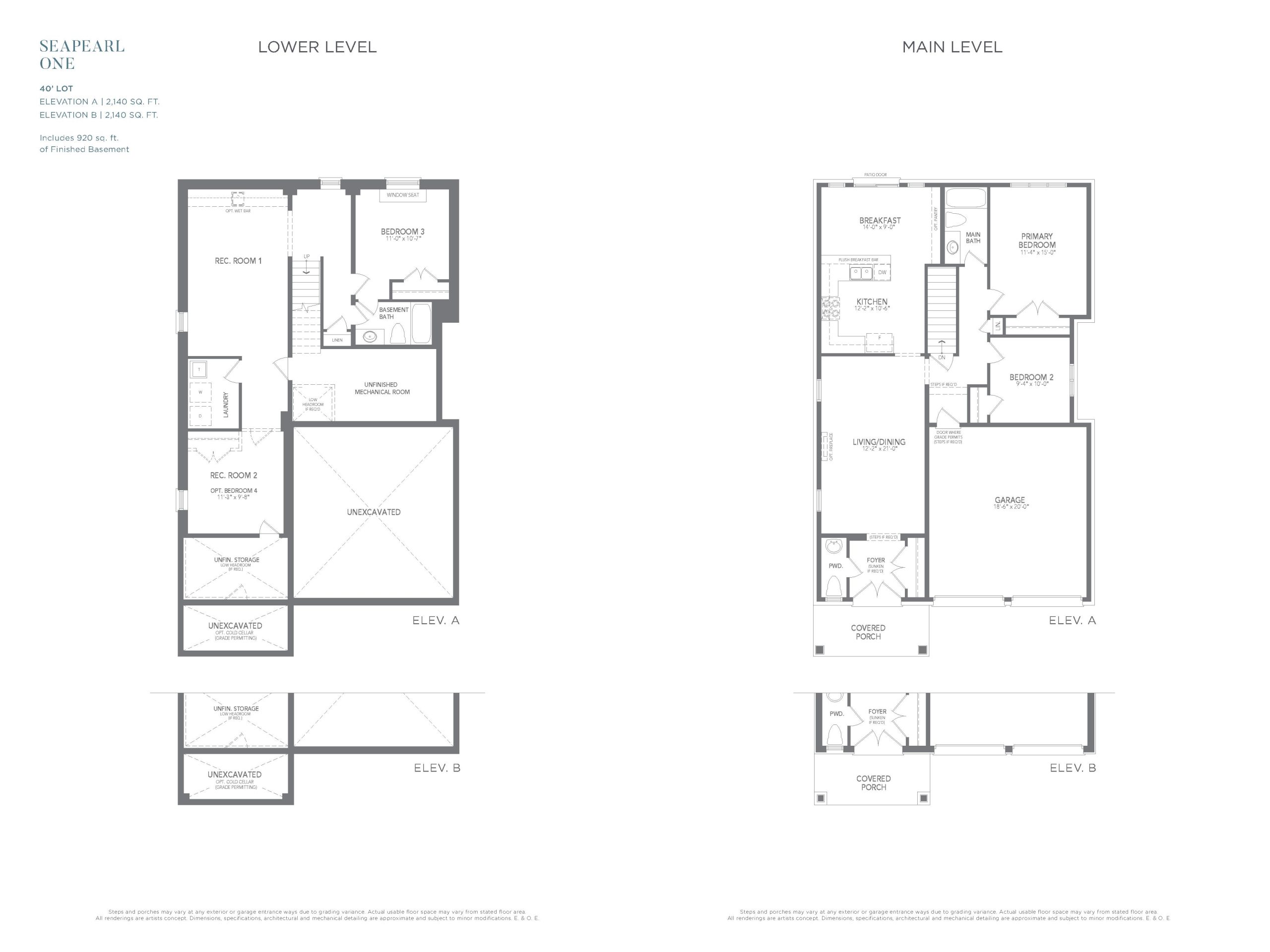 Seapearl 1 floor plan
