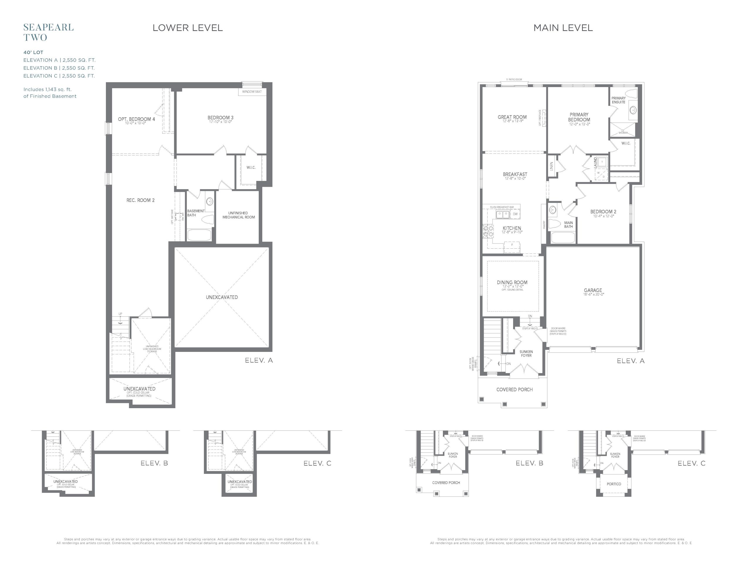 Seapearl 2 floor plan