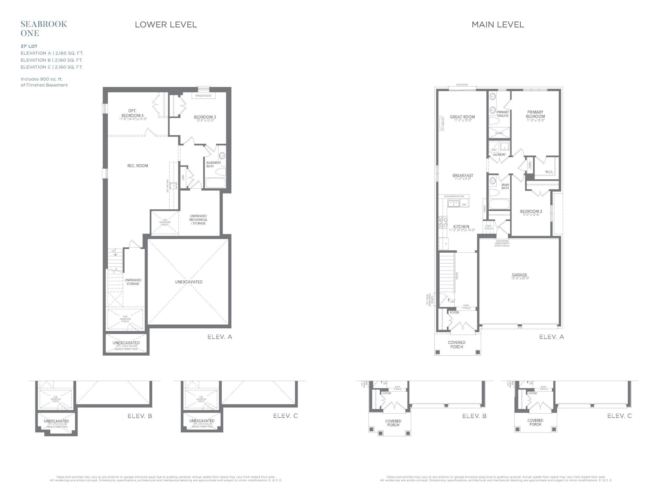 Seabrook 1 floor plan