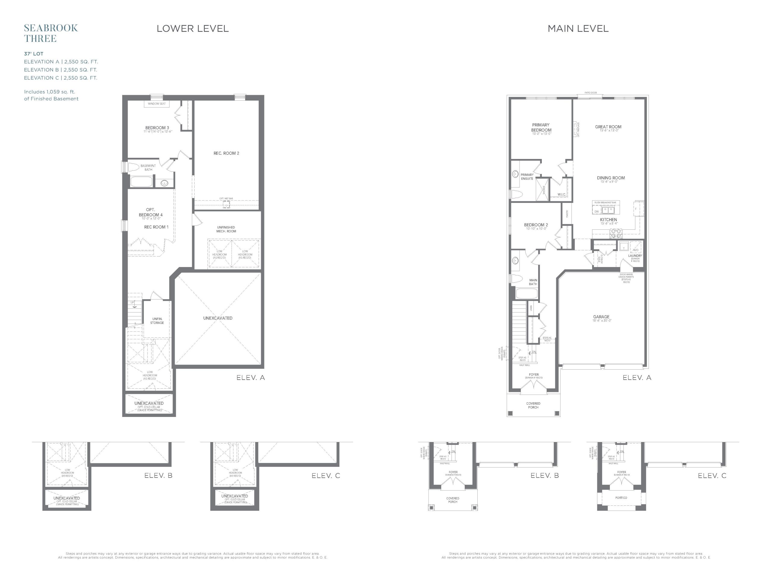 Seabrook 3 floor plan