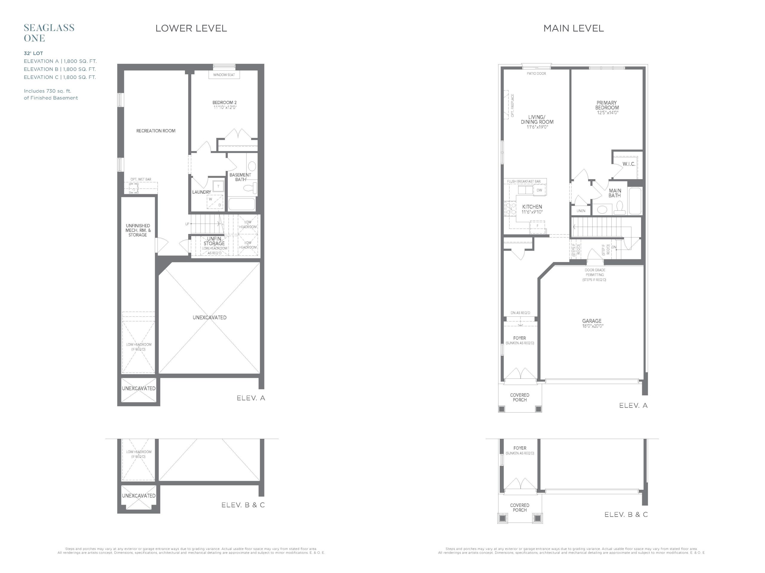Seaglass 1 floor plan