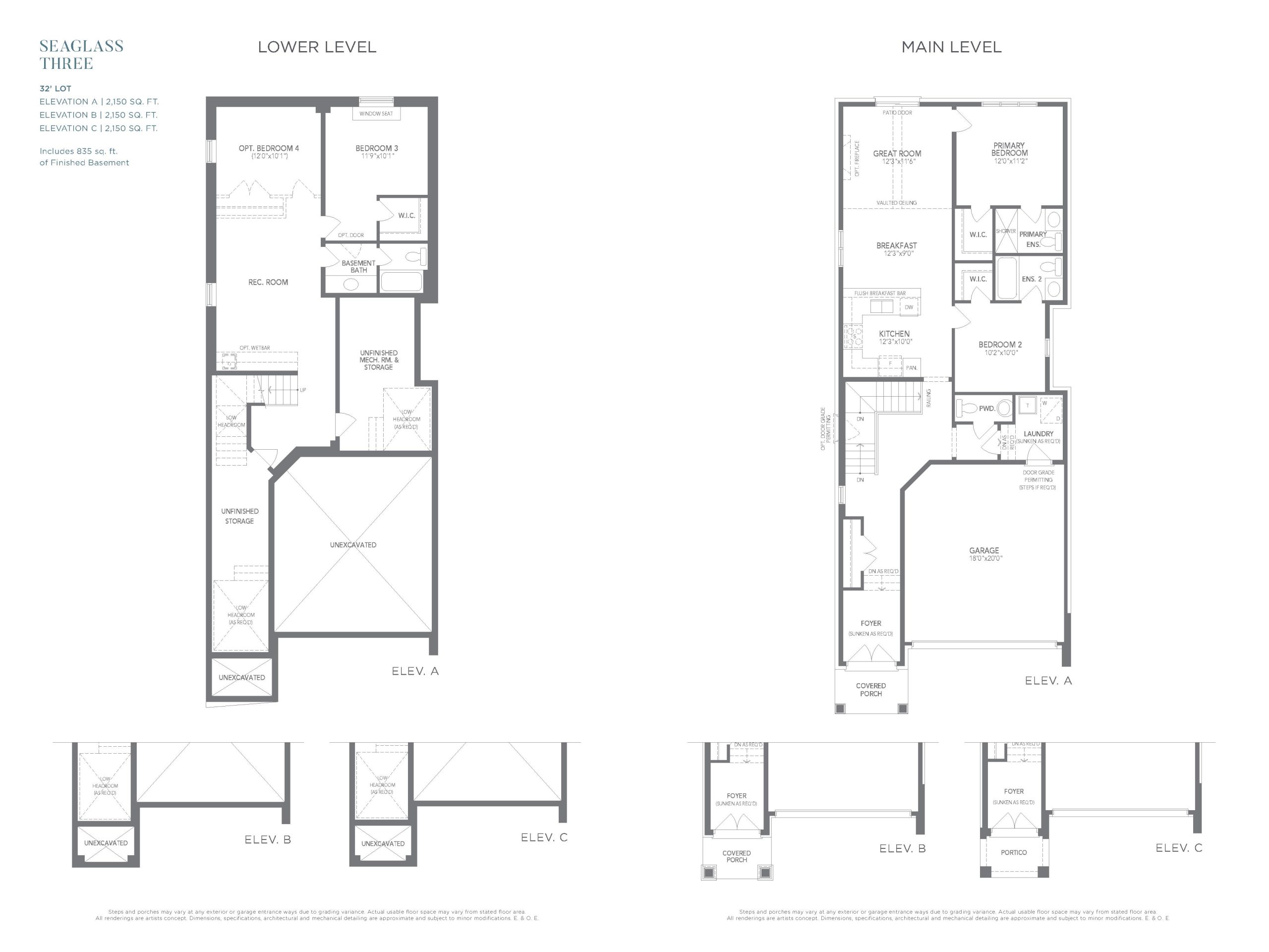 Seaglass 3 floor plan