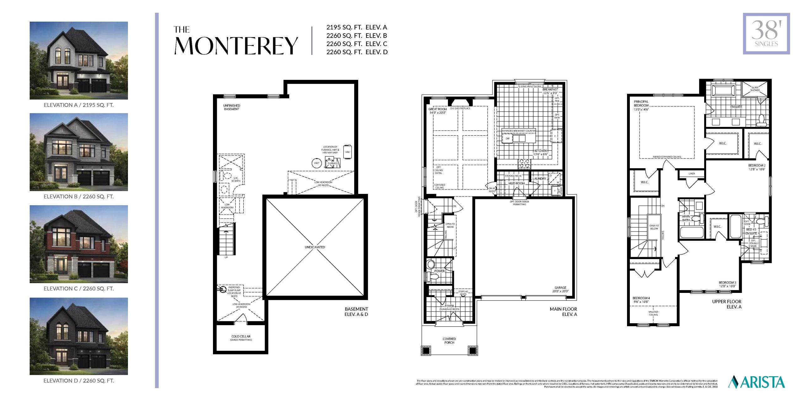 The Monterey floor plan
