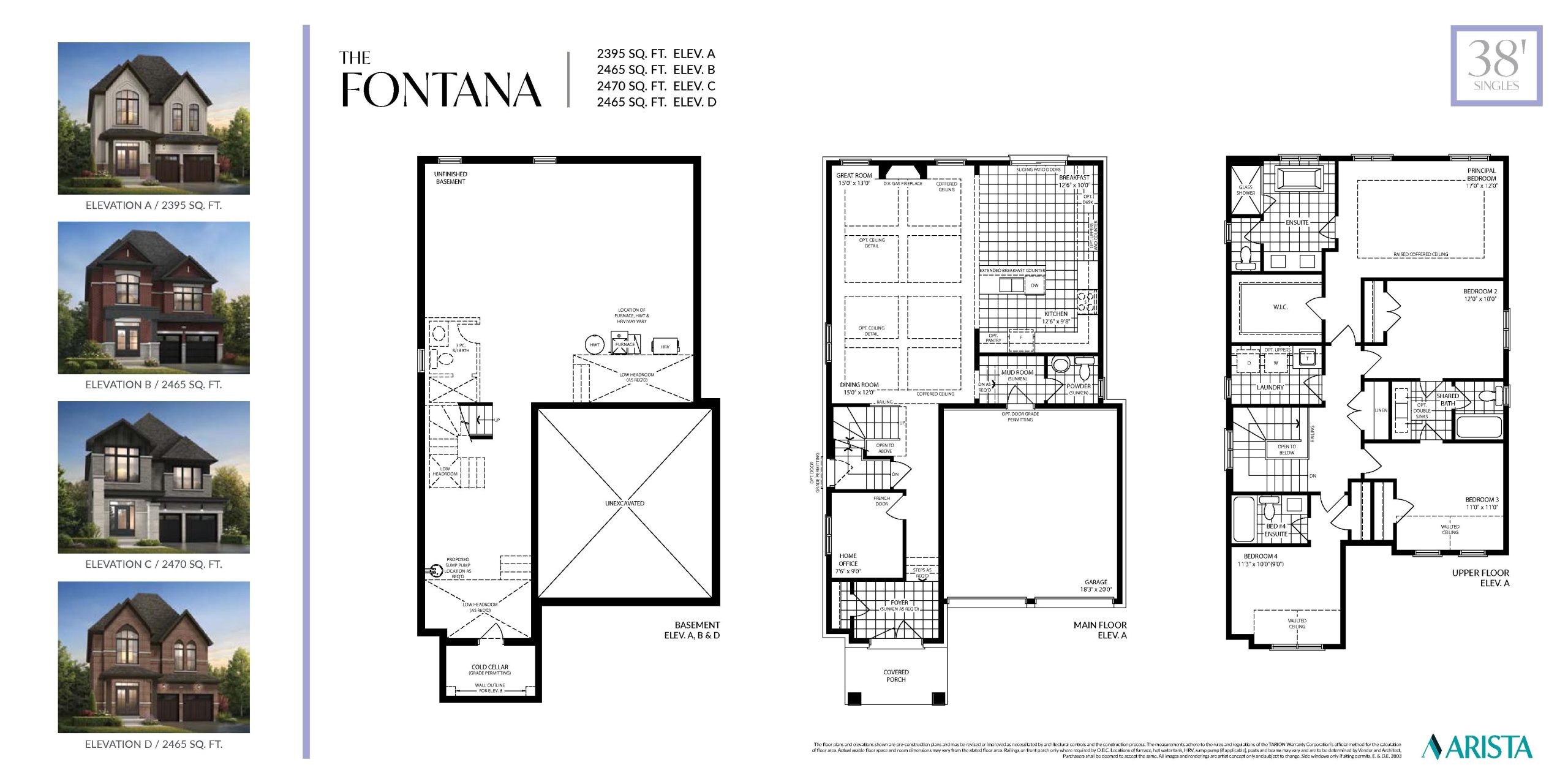The Fontana floor plan