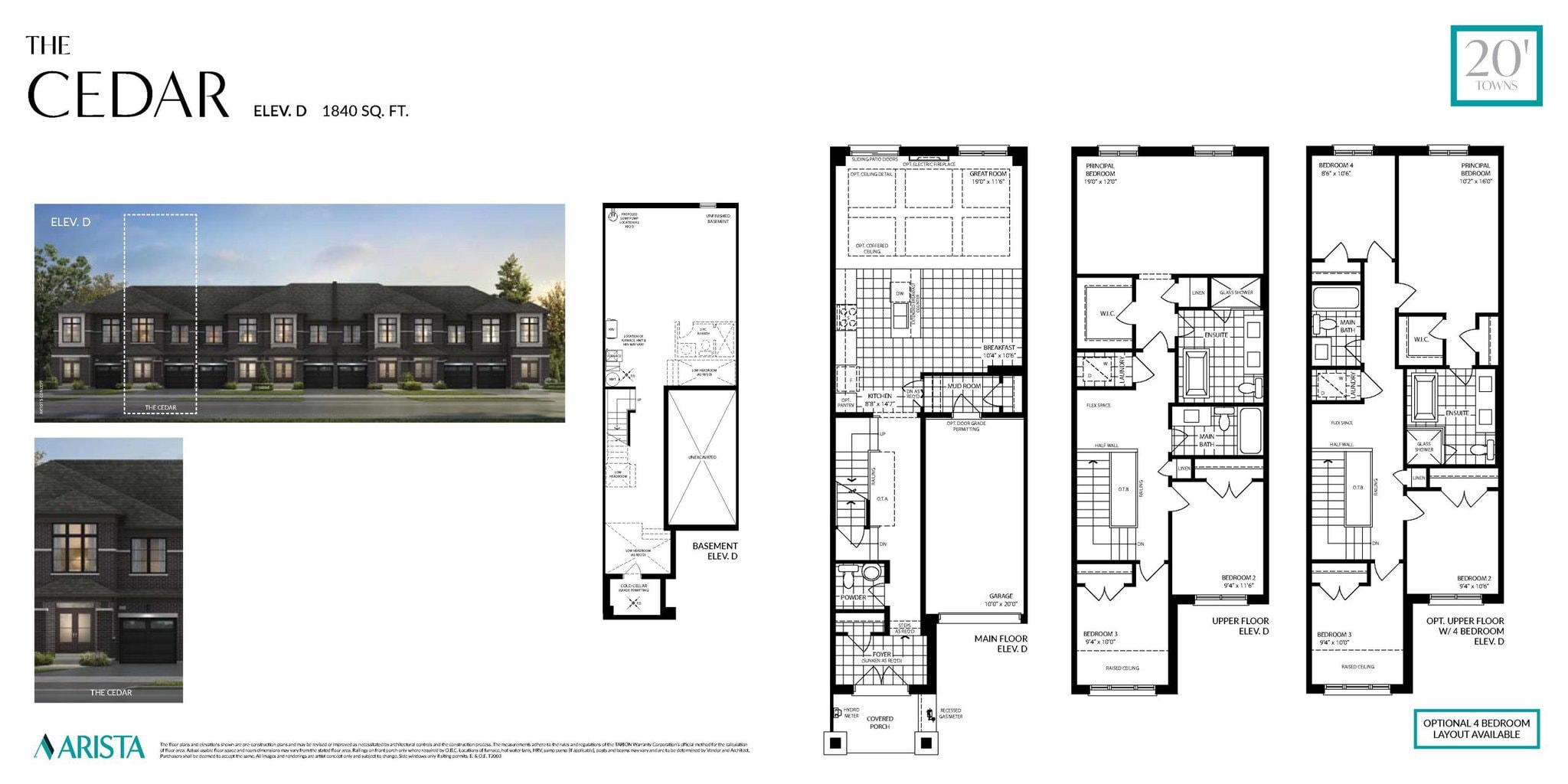 The Cedar floor plan