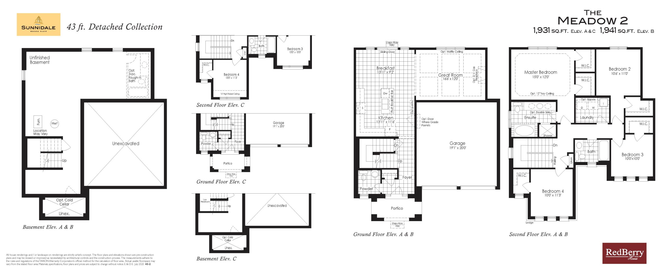 The Meadow 2 floor plan