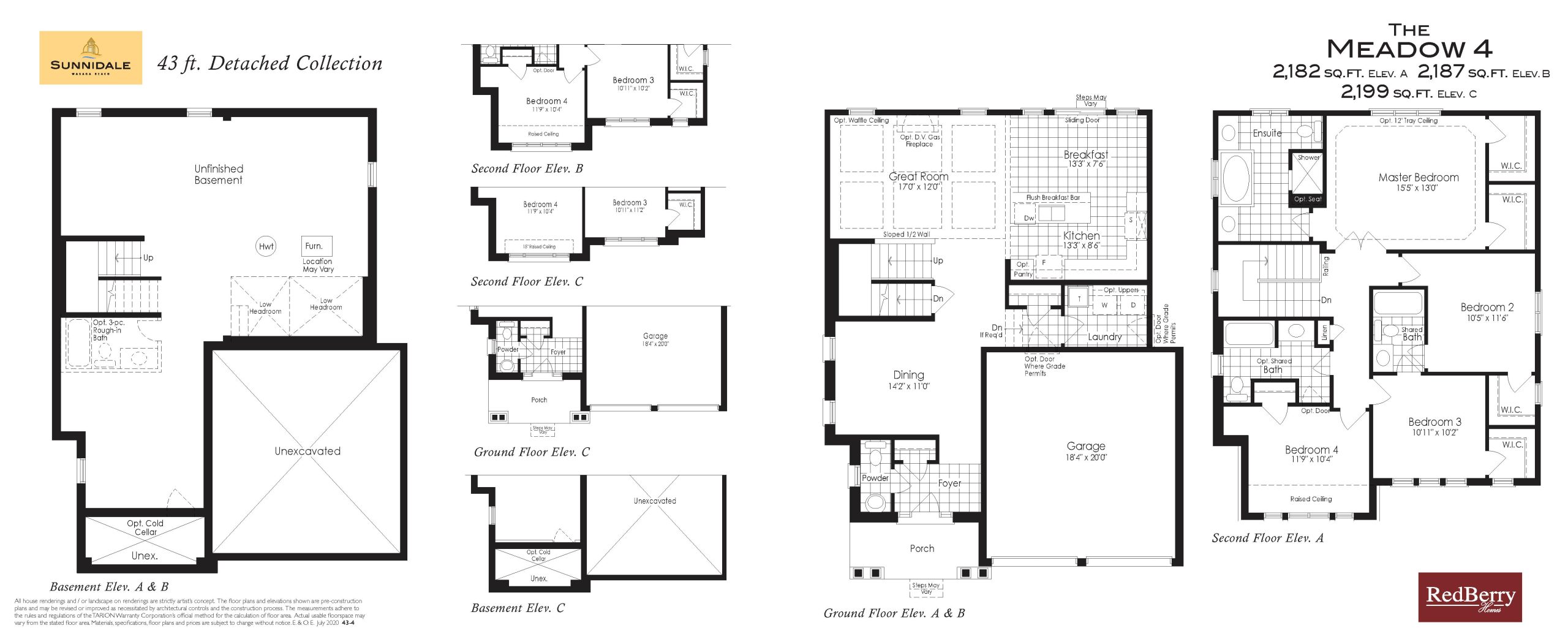 The Meadow 4 floor plan